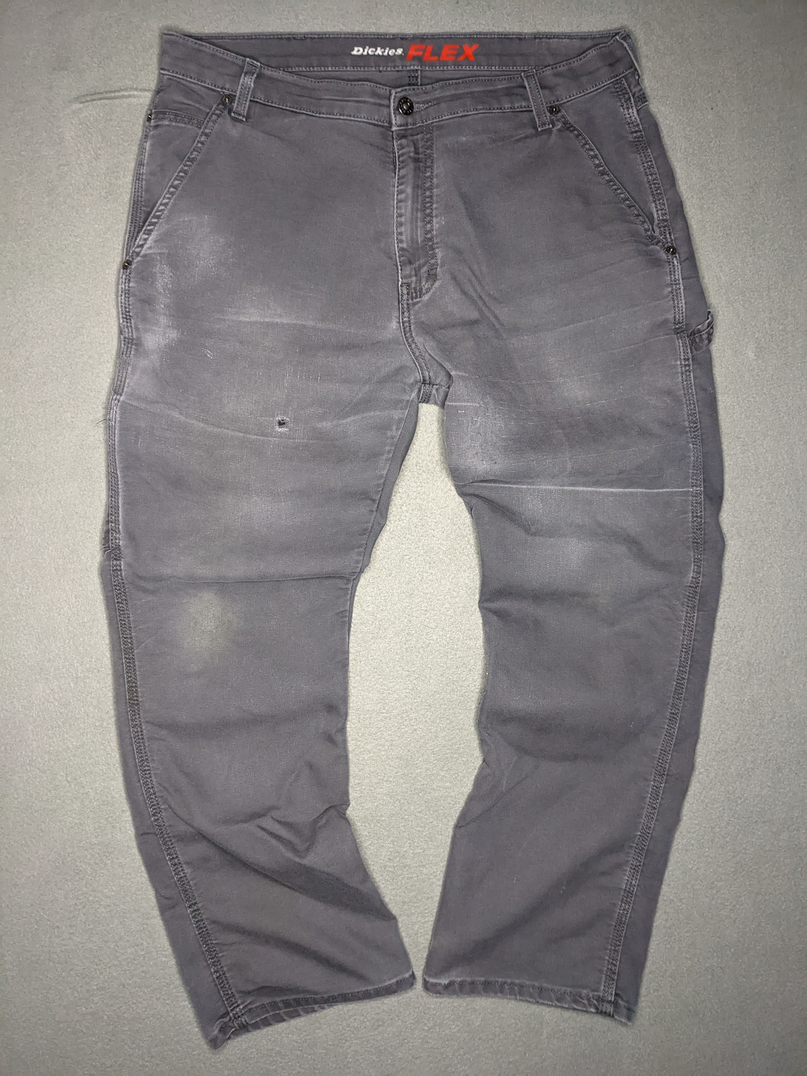 Dickies Dickies Carpenter Pants 36x30 Canvas Flex Distressed Faded Size US 36 / EU 52 - 2 Thumbnail