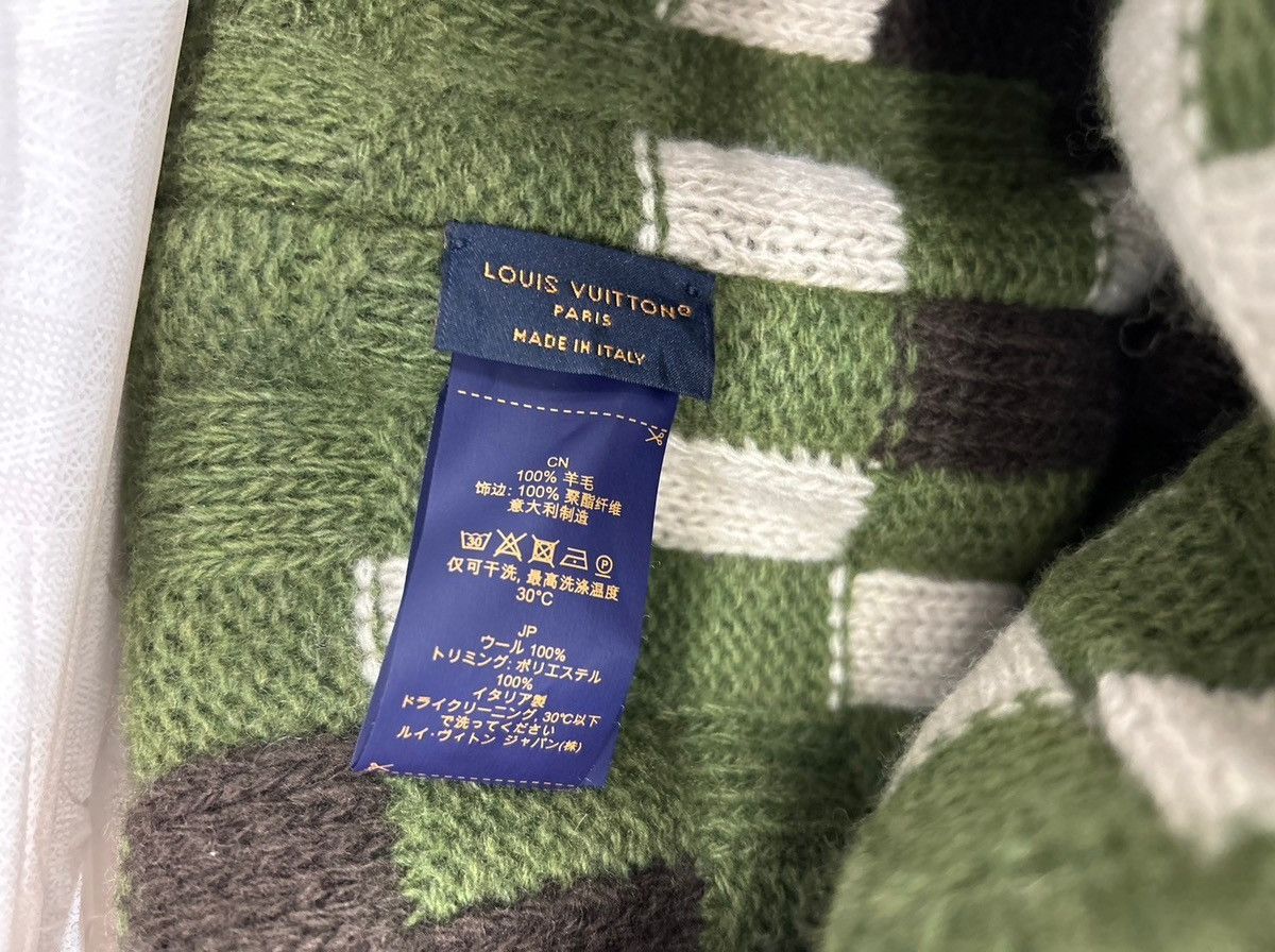Louis Vuitton × Pharrell Louis Vuitton Pharrell Williams Damoflage Camo Beanie Size ONE SIZE - 4 Thumbnail