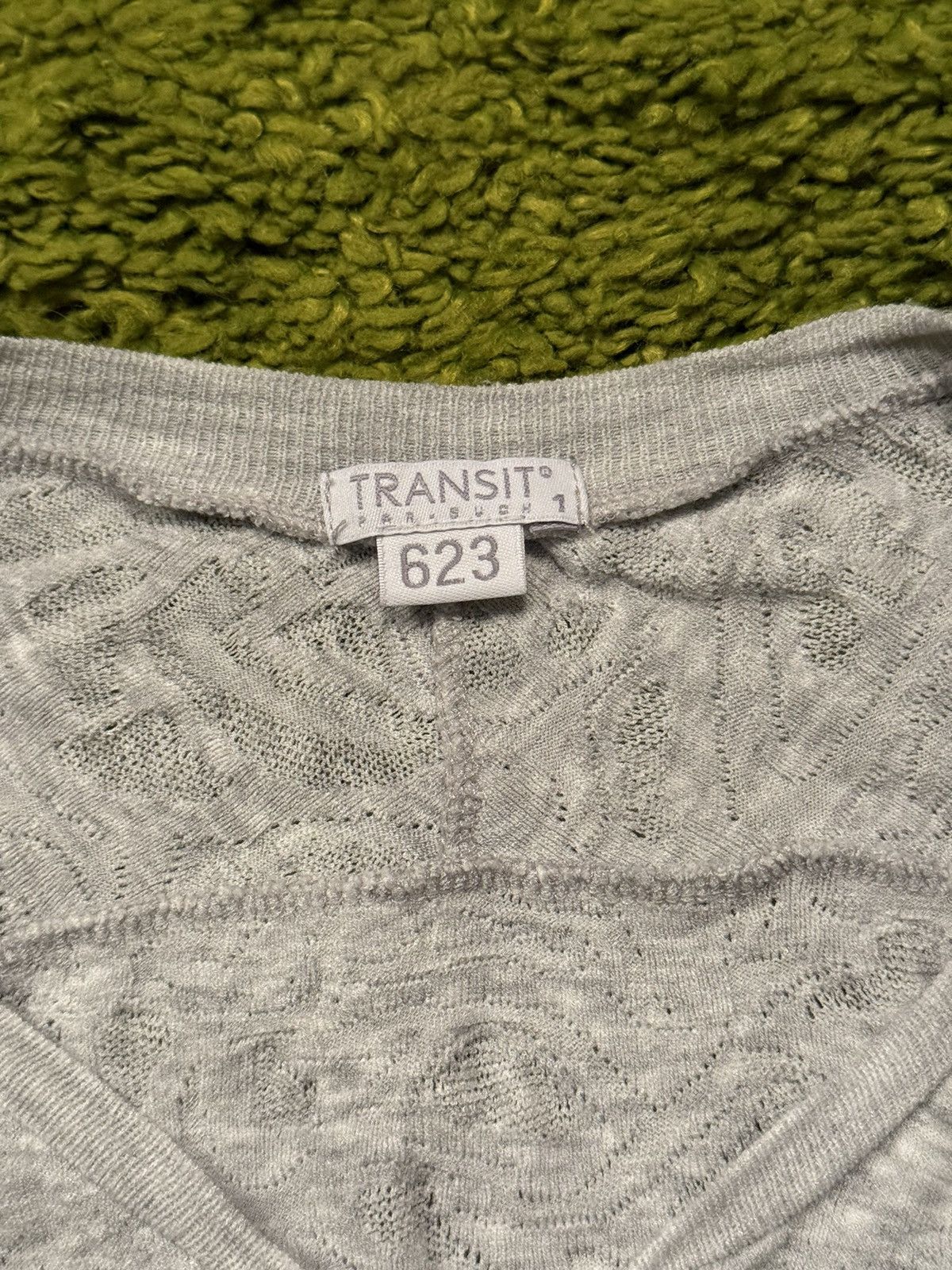 Transit × Transit Uomo Transit par-such avant garde mesh cardigan sweater Size S / US 4 / IT 40 - 3 Thumbnail