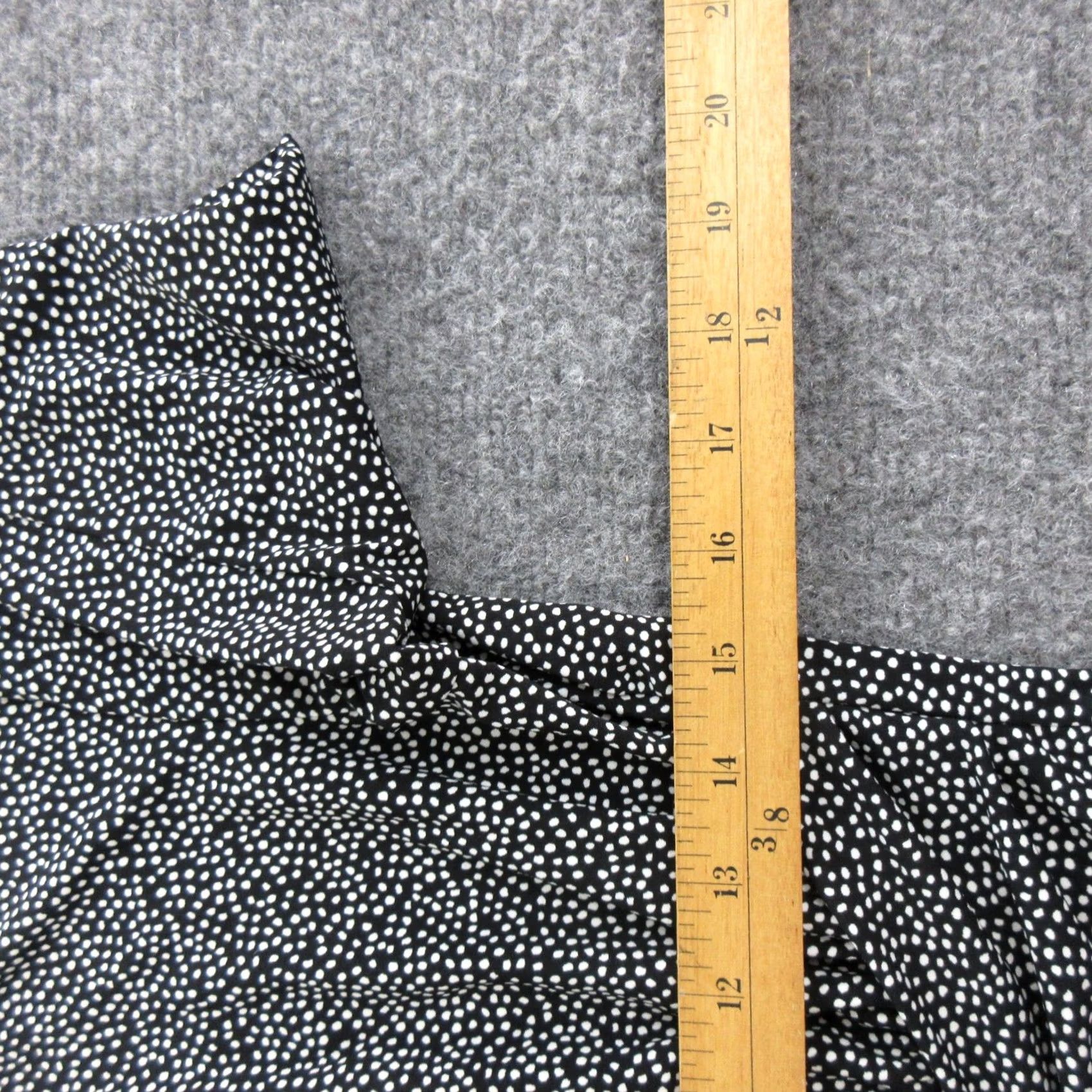 Banana Republic VINTAGE Banana Republic Blouse Womens L Black Polka Dot Ruched Tunic Top 3/4 Sleeve Size L / US 10 / IT 46 - 4 Thumbnail