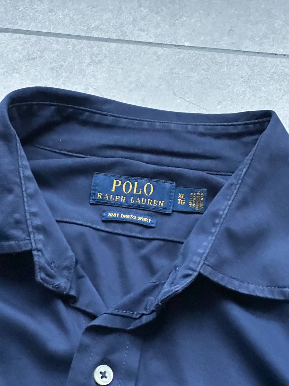 Polo Ralph Lauren Rare Polo Ralph Lauren Navy Luxury Shirt Size XL Size US XL / EU 56 / 4 - 5 Thumbnail