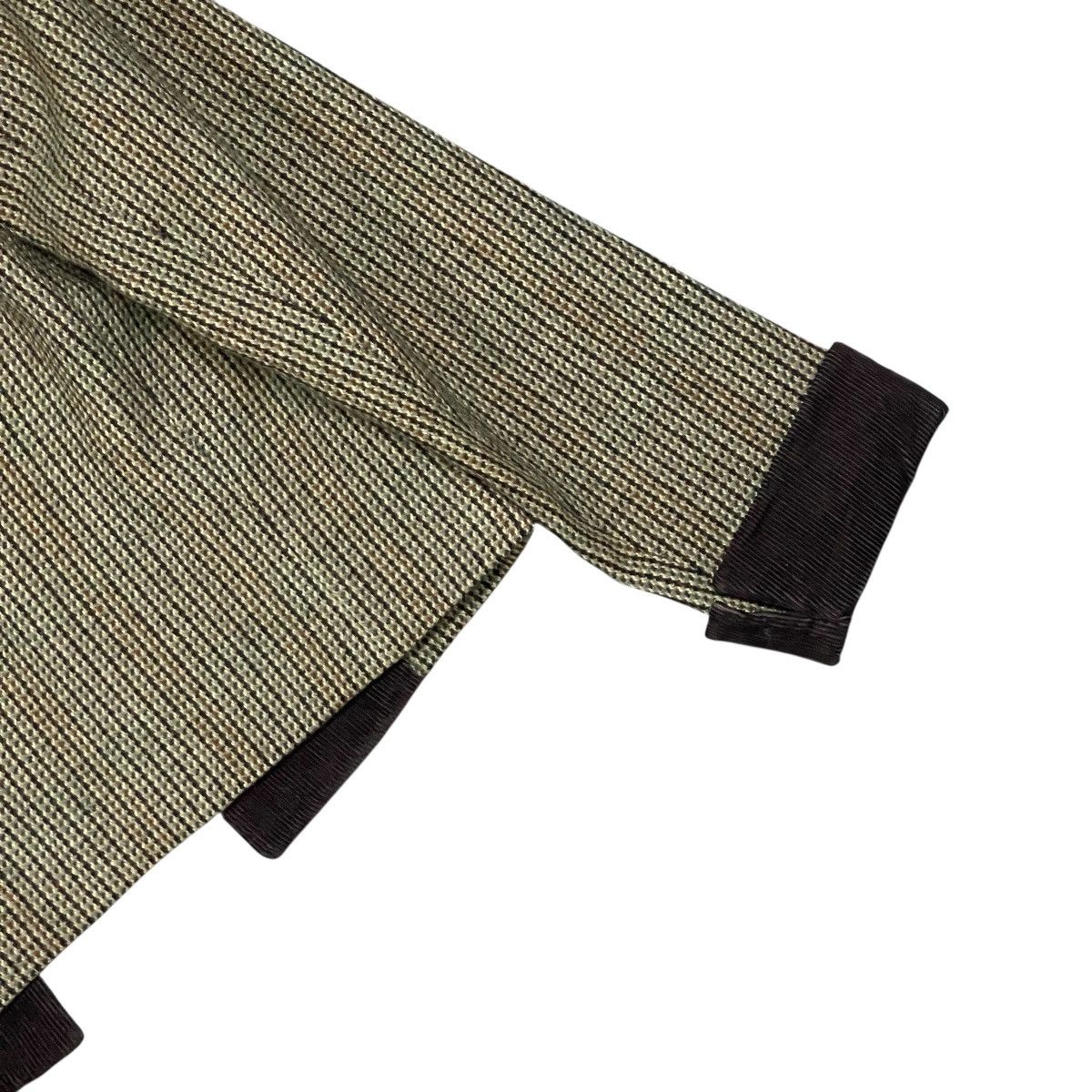 Yves Saint Laurent Vintage 80s Yves Saint Laurent Cropped Houndstooth Blazer Size M / US 6-8 / IT 42-44 - 10 Thumbnail