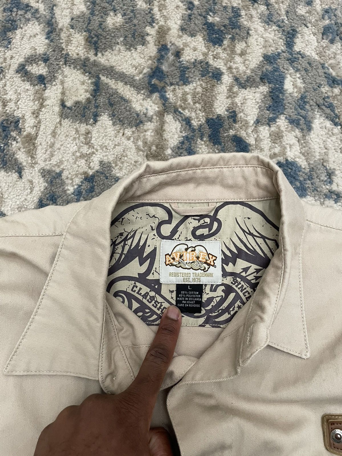 Polo Ralph Lauren Vintage Avirex 90s Brown Button Up Shirt Our Legacy Size US L / EU 52-54 / 3 - 4 Thumbnail