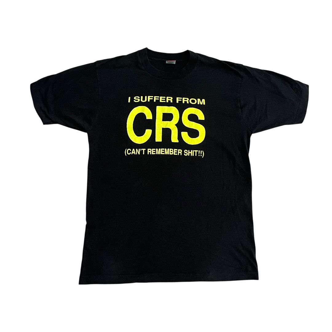 Fruit Of The Loom × Vintage VINTAGE Can't Remember Shit T Shirt Size US L / EU 52-54 / 3 - 1 Thumbnail