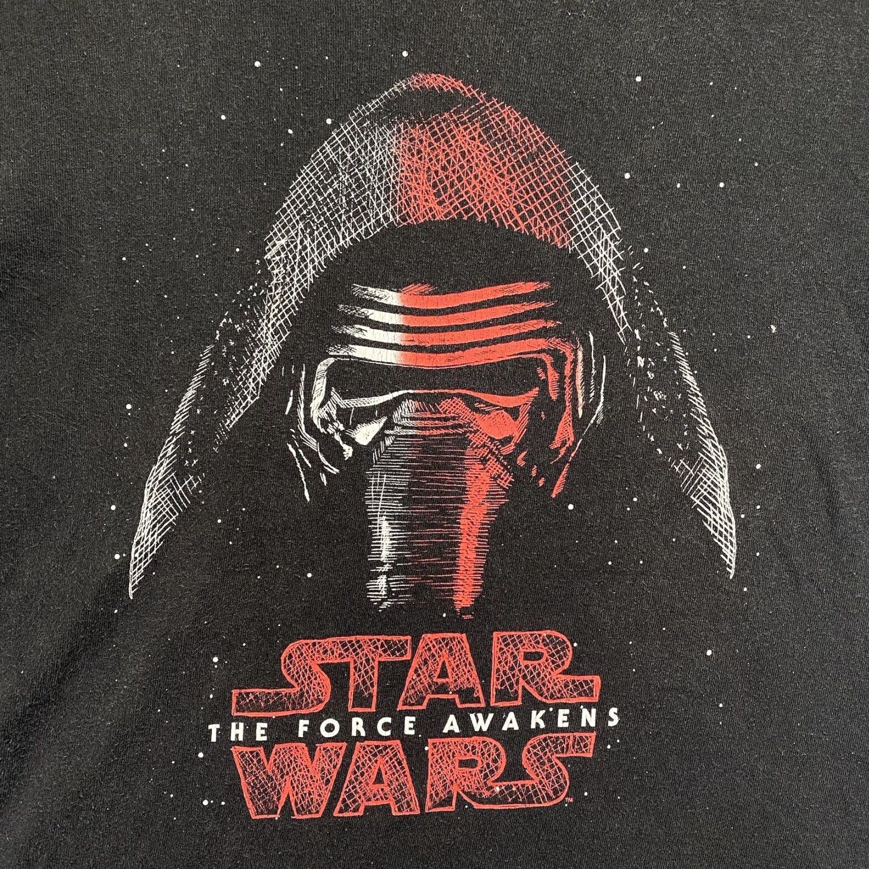 Star Wars VINTAGE Star Wars Kylo Ren T-Shirt Unisex Adult Medium Black Graphic Print Movie Promo 2015 Size US M / EU 48-50 / 2 - 2 Thumbnail