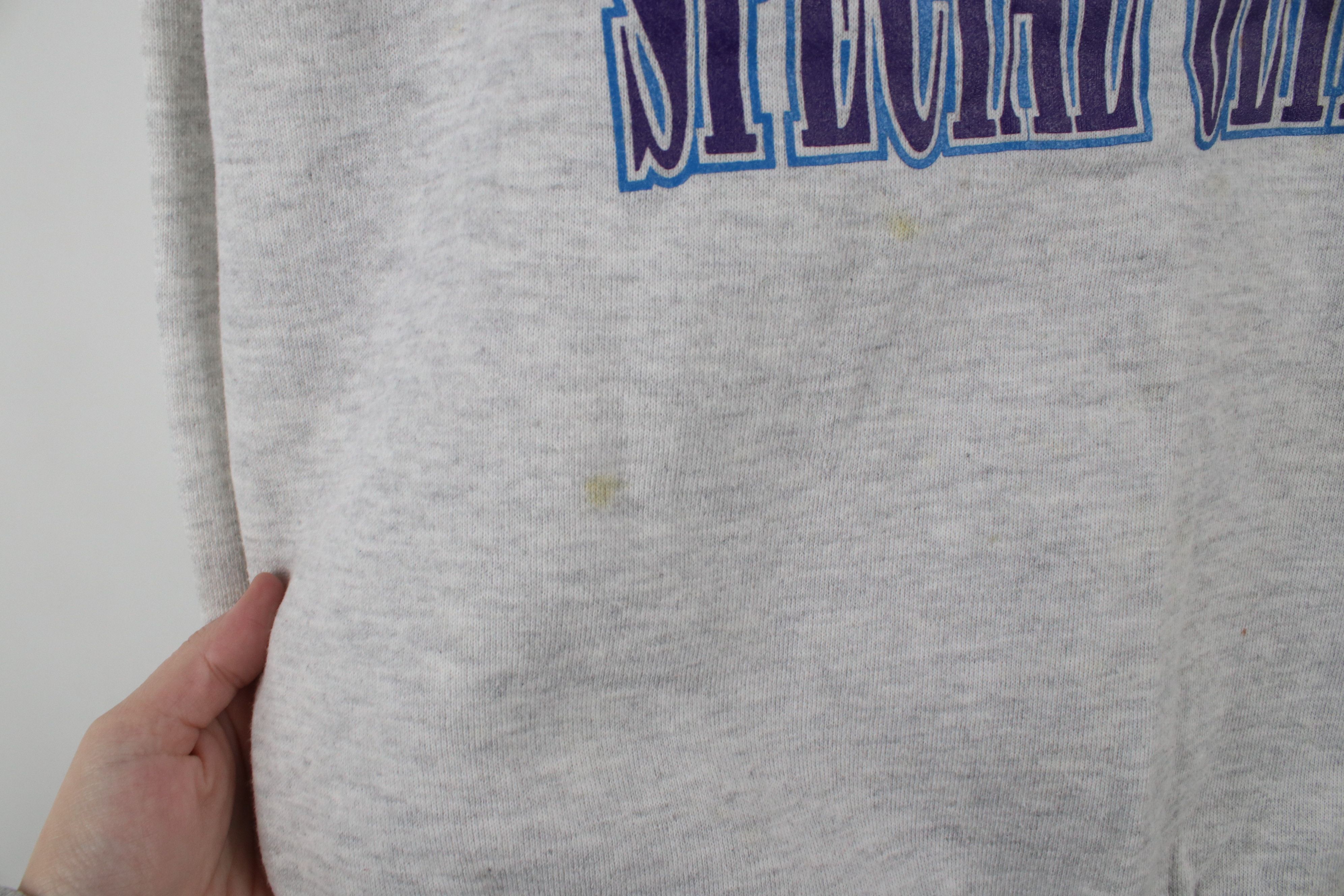 Vintage Vintage 90s Spell Out Special Olympics Ohio Sweatshirt Gray Size US XL / EU 56 / 4 - 6 Thumbnail