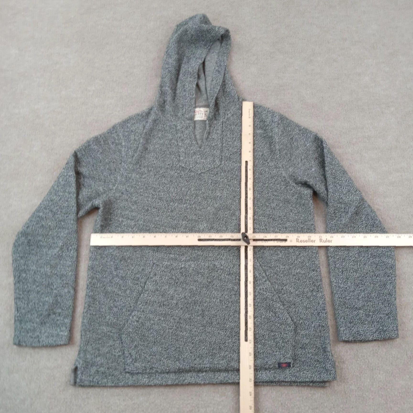 Faherty Faherty Hoodie Men Medium Gray Sweatshirt Marl Pullover Baja Huckberry Exclusive Color Gray Logo Knit Cotton Polyester Size US M / EU 48-50 / 2 - 2 Thumbnail