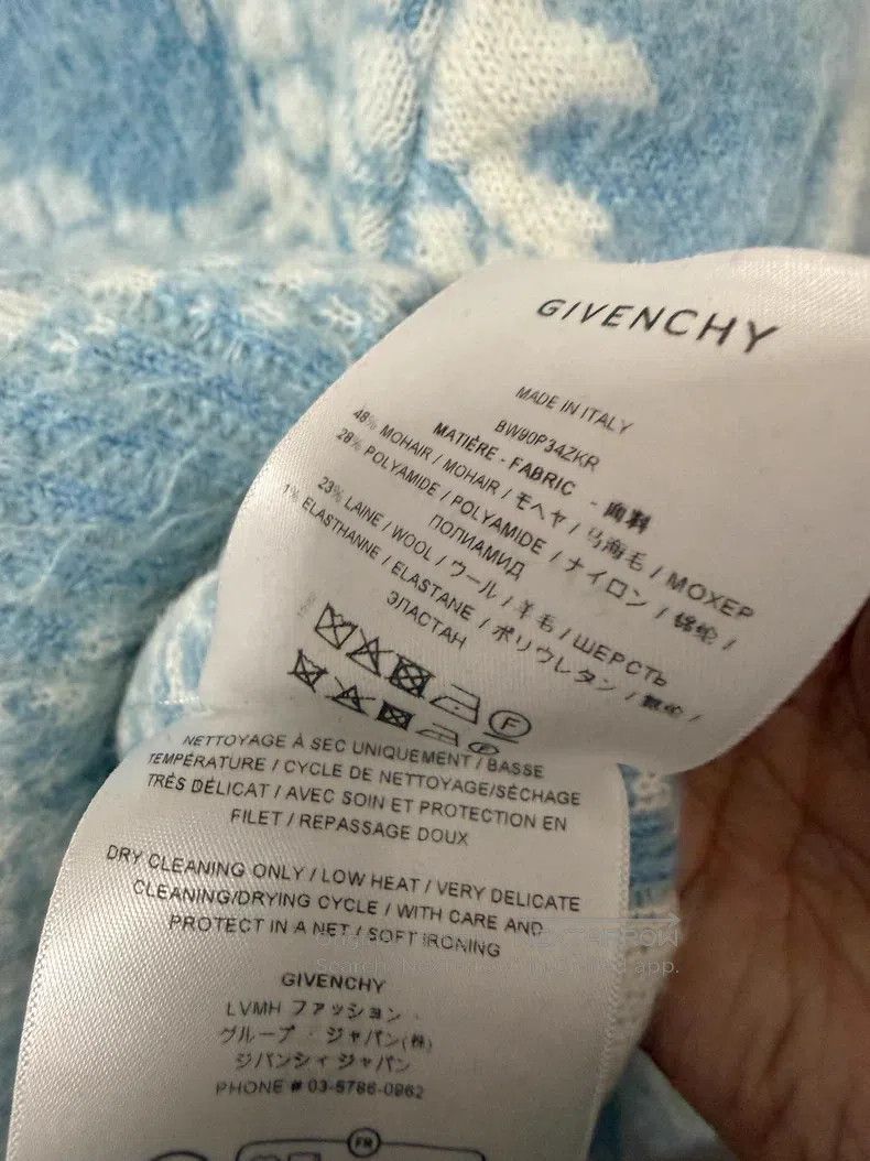 Givenchy Givenchy Men's knit sweater, long-sleeve autumn and winter Size US M / EU 48-50 / 2 - 3 Thumbnail