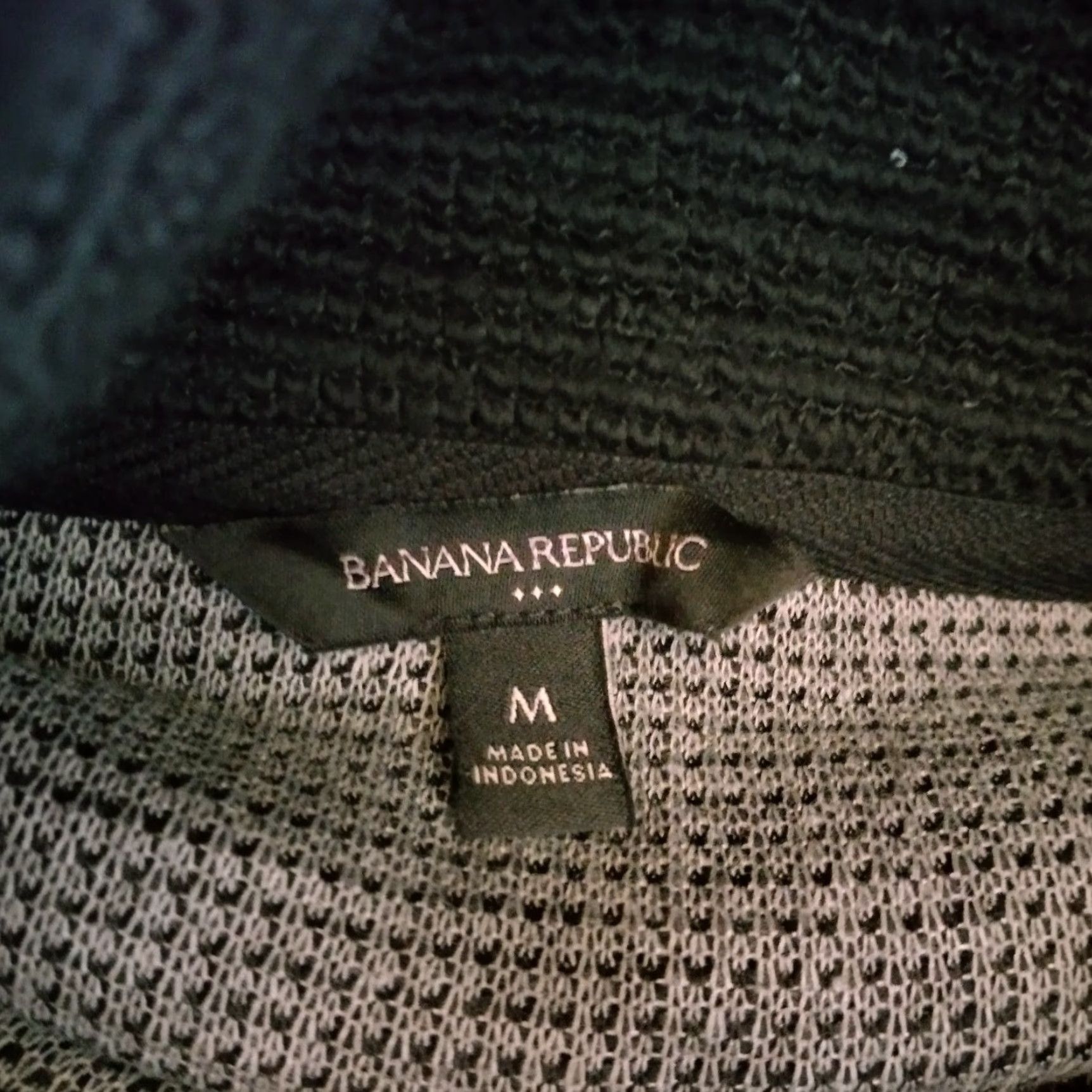Banana Republic VINTAGE Banana Republic Sweatshirt Dolman Black Waffle-Knit High Neck Long Sleeve M Women's Casual Comfort Knit Shirt Size M / US 6-8 / IT 42-44 - 7 Thumbnail