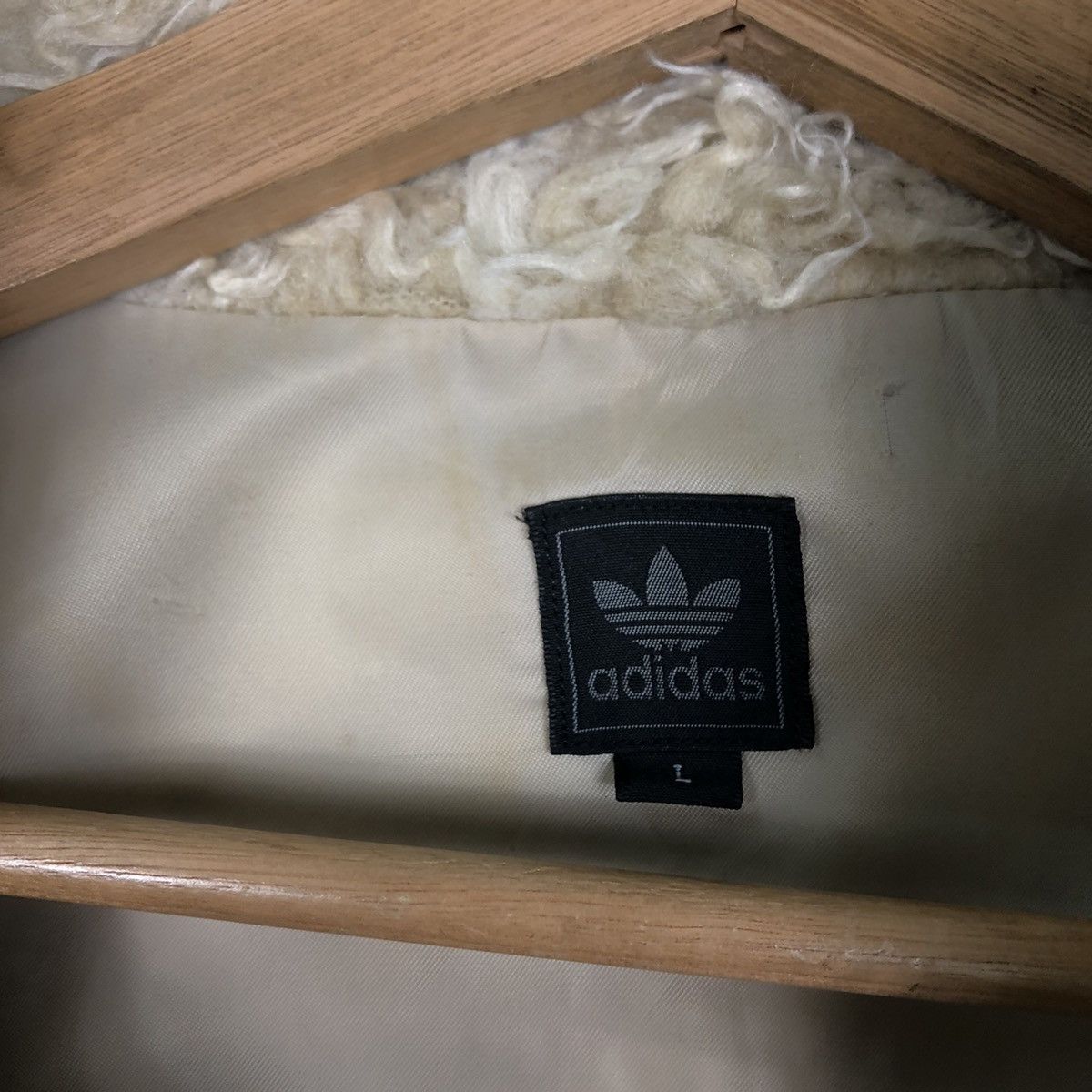 Adidas 🔥90’s Vintage Adidas Zipper Jacket Mink Fur Design Size US L / EU 52-54 / 3 - 14 Thumbnail