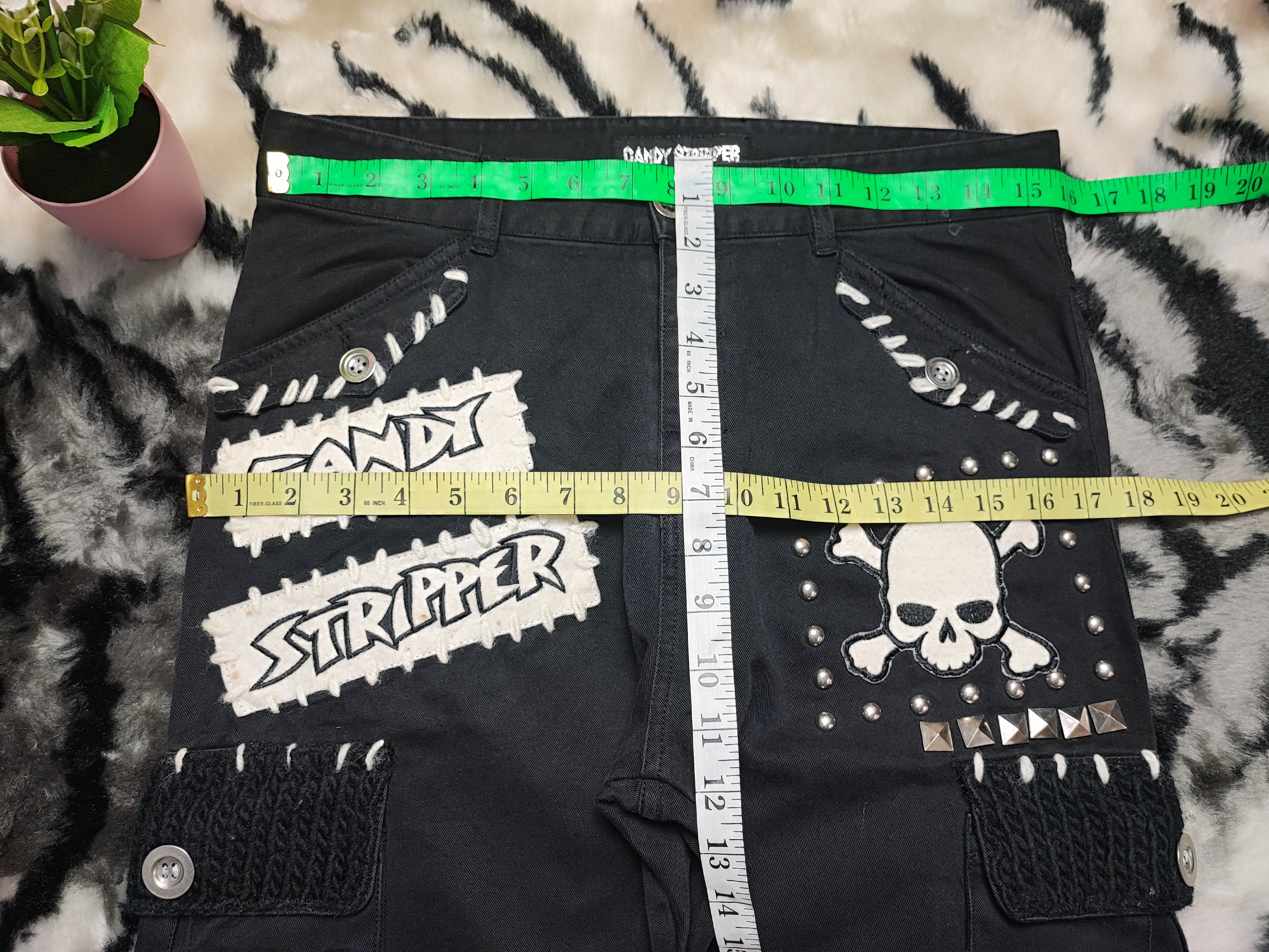 Vivienne Westwood Candy Stripper Bondage ERD Grunge Chrome Distressed Size US 31 - 9 Thumbnail