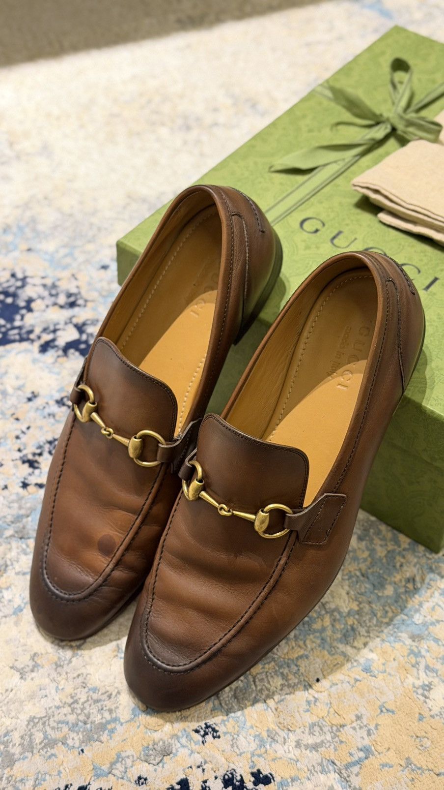 Gucci Authentic Gucci Jordaan Loafer UK10 Size US 10 / EU 43 - 5 Thumbnail