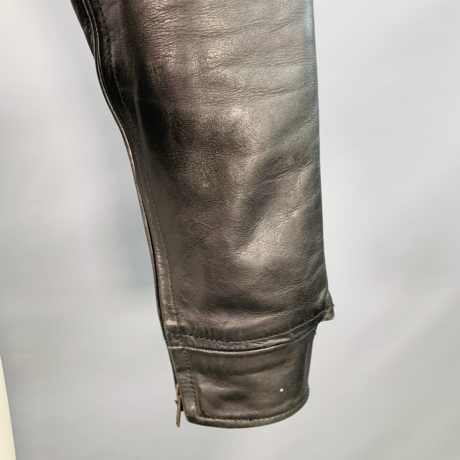 Other AL'S ATTIRE Size S Black Leather Studs Club Collar Jacket Size US S / EU 44-46 / 1 - 10 Thumbnail