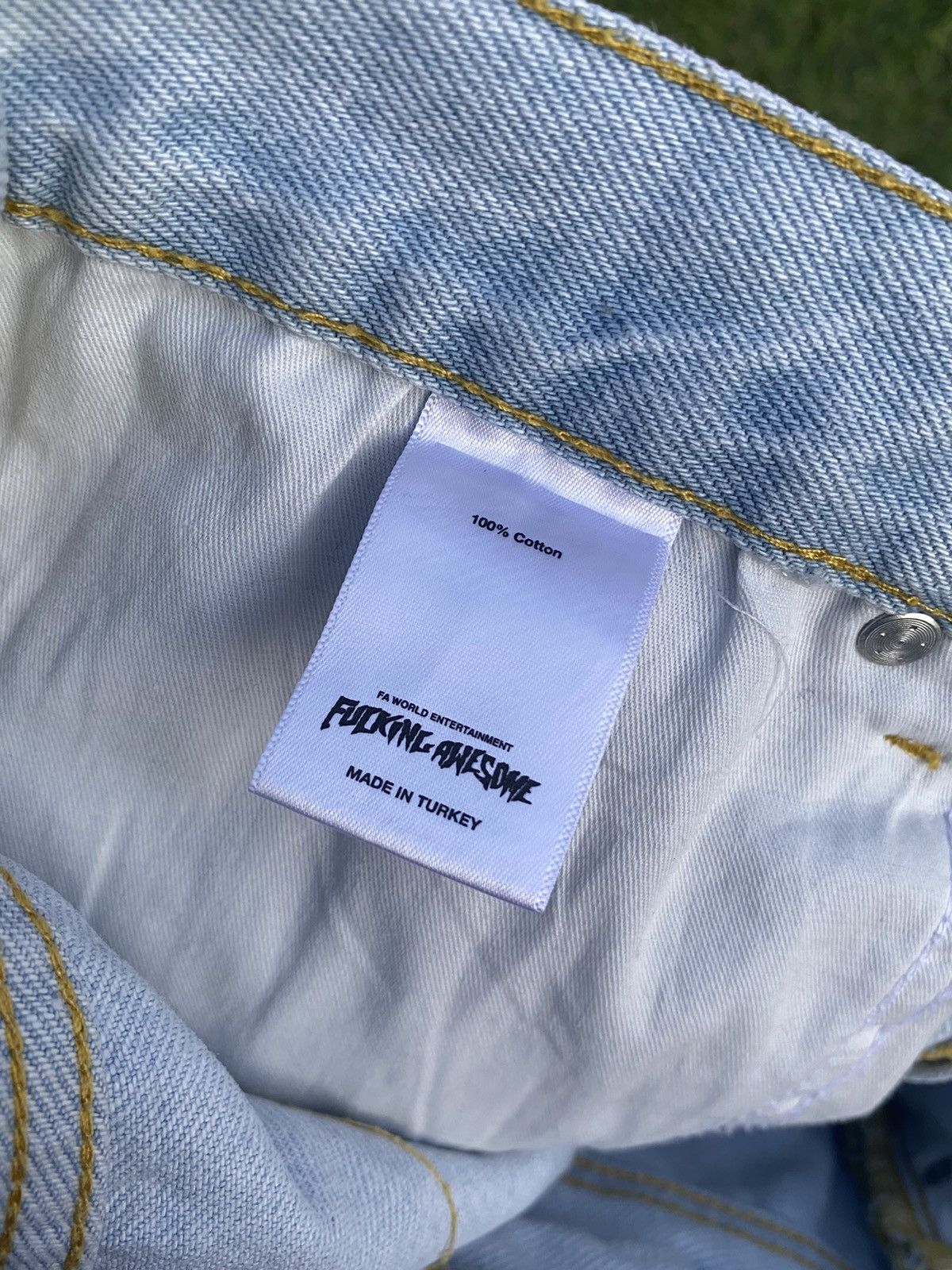 Fucking Awesome Fucking Awesome Hammerlee Jeans 30 waist soft blue Size US 30 / EU 46 - 11 Thumbnail