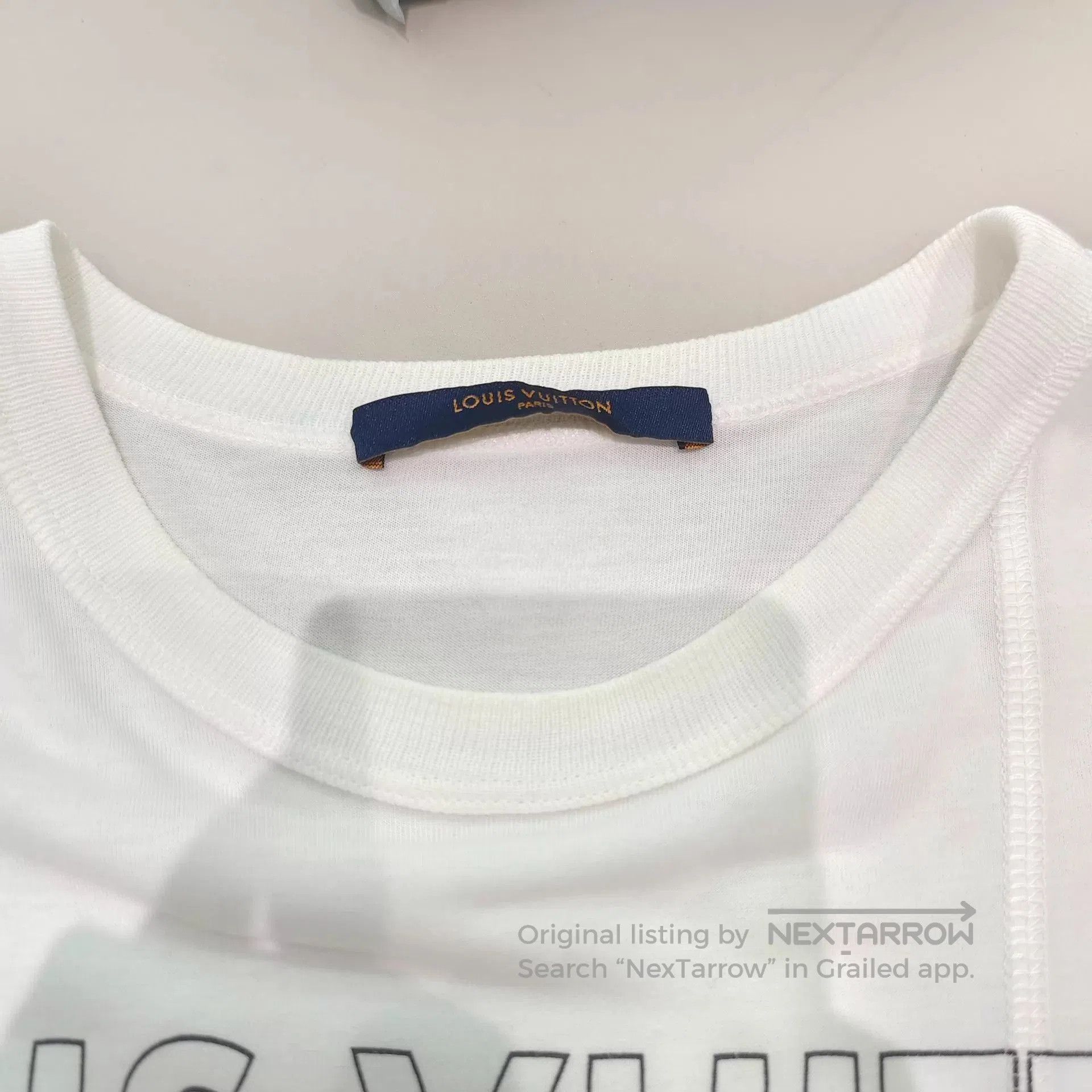 Louis Vuitton White Short-Sleeve Graphic Print T-Shirt. Size US S / EU 44-46 / 1 - 4 Thumbnail