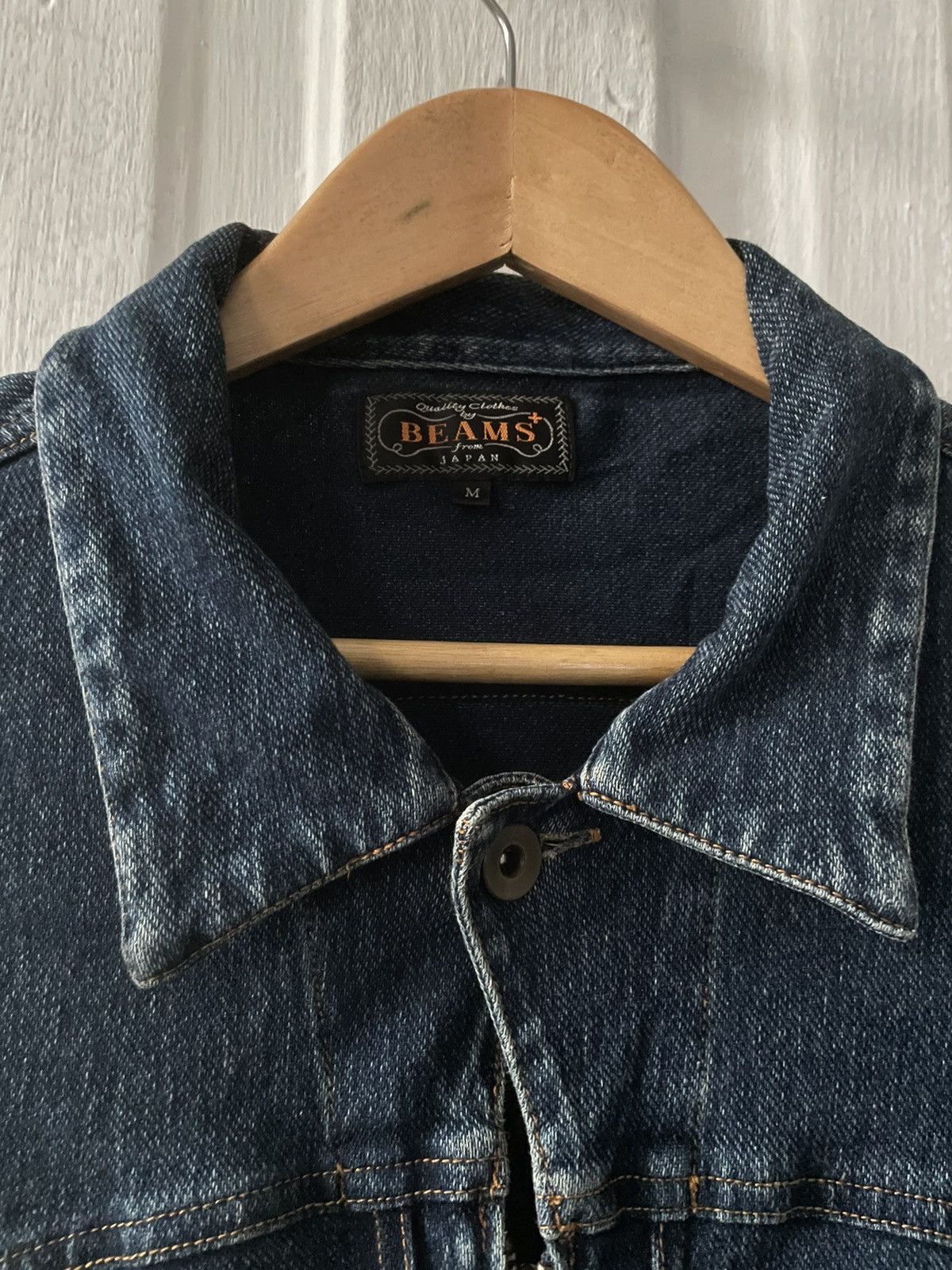 Beams Plus Denim Zip-Up Shirt Size US M / EU 48-50 / 2 - 3 Thumbnail