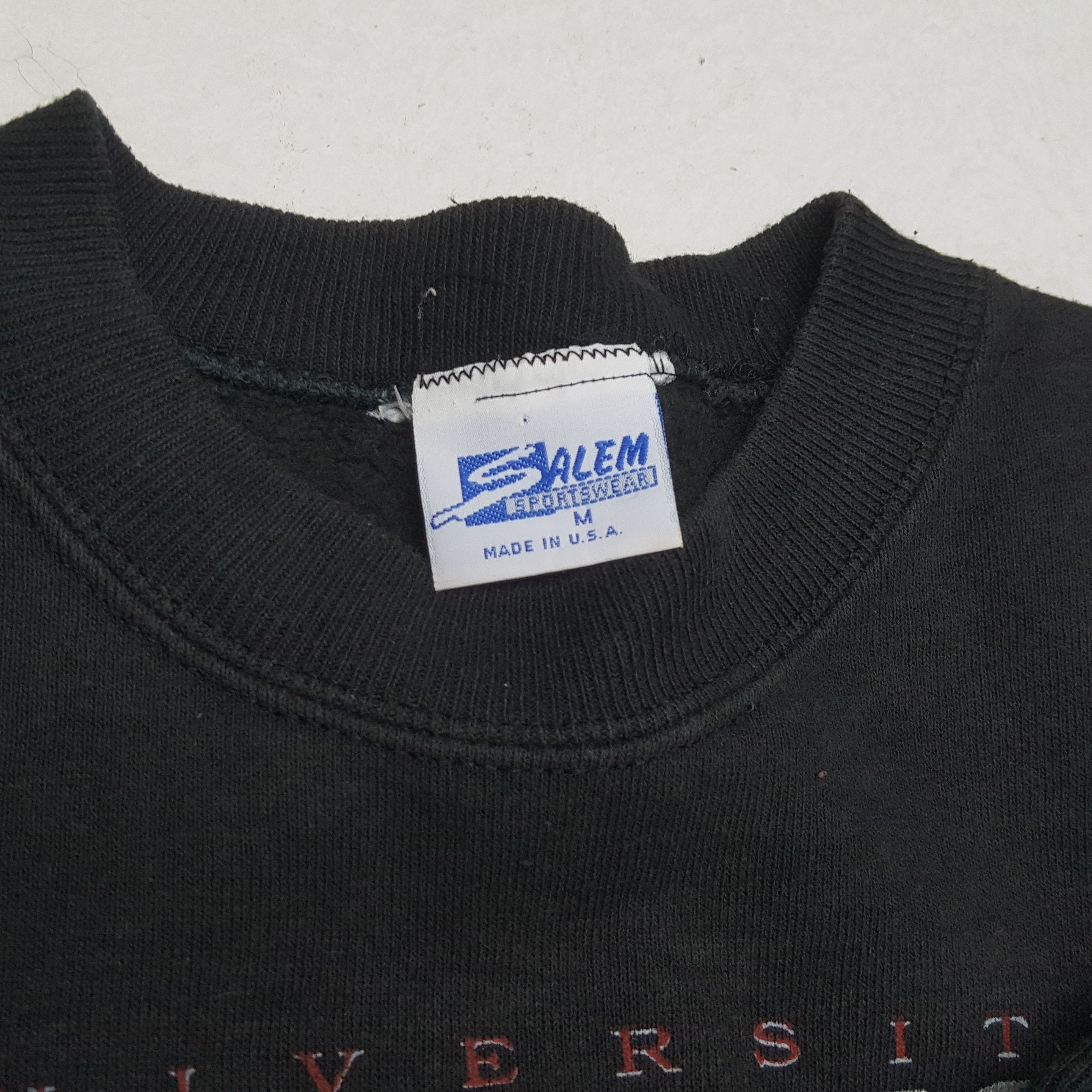 Salem Sportswear × Vintage UNIVERSITY OF WISCONSIN BADGERS Vintage Sweatshirt Size US M / EU 48-50 / 2 - 8 Thumbnail