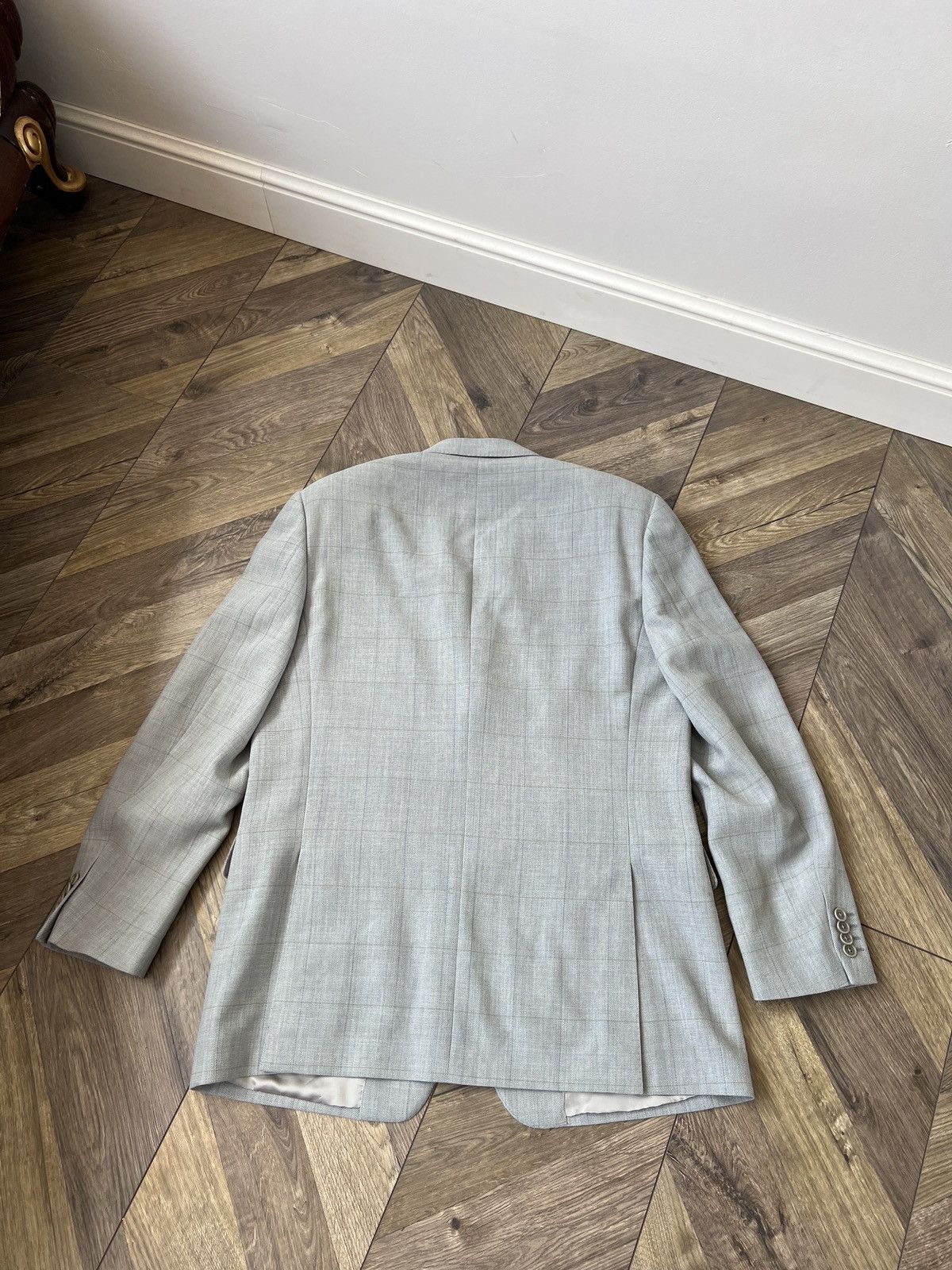 Lardini Vintage Lardini Check Wool Blazer Jacket 3-Button Size 54R - 15 Thumbnail