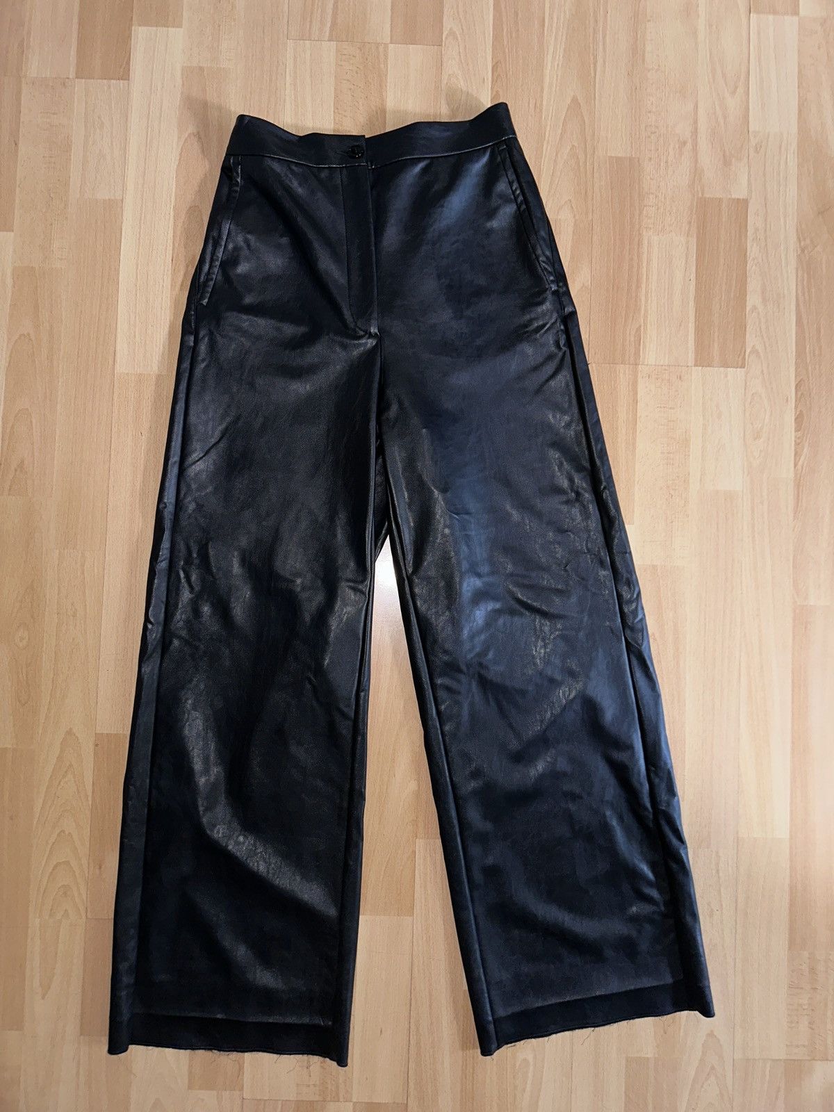 MM6 Hybrid Waist Vegan Leather Pants Size US 44 / EU 60 - 1 Thumbnail