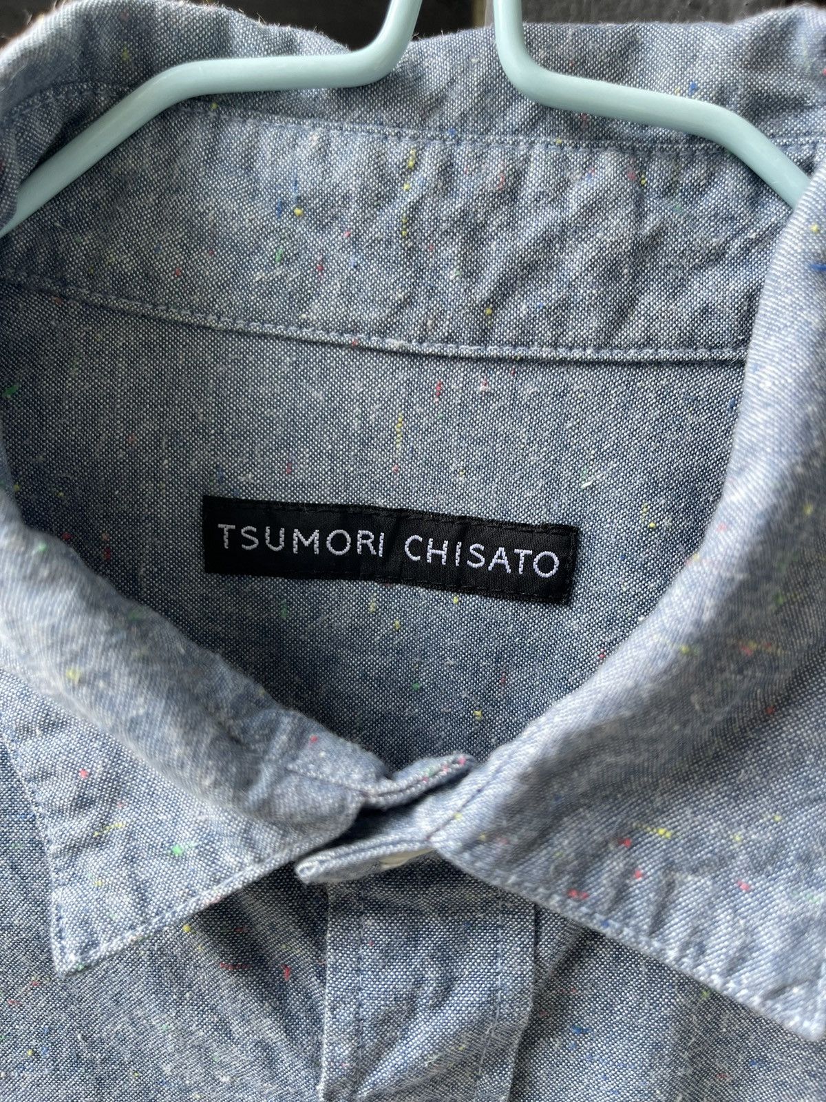 Issey Miyake × Japanese Brand × Tsumori Chisato Tsumori Chisato chambray Long Sleeve 📸 Size US S / EU 44-46 / 1 - 3 Thumbnail