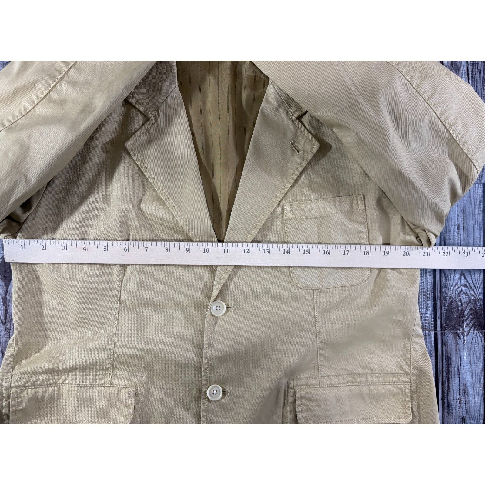 Alex Mill Alex MIll Sack Unstructured Stretch Cotton Twill Blazer size Size US XL / EU 56 / 4 - 6 Thumbnail