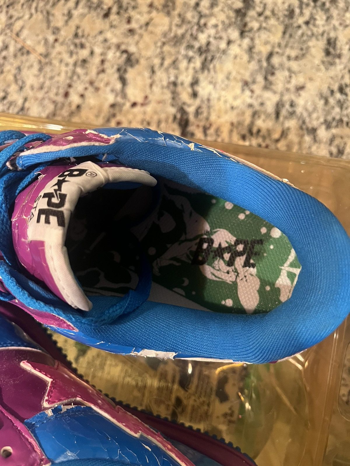 Bape × Marvel Comics Bape x Marvel Silver Surfer Bapesta Size US 10.5 / EU 43-44 - 14 Thumbnail
