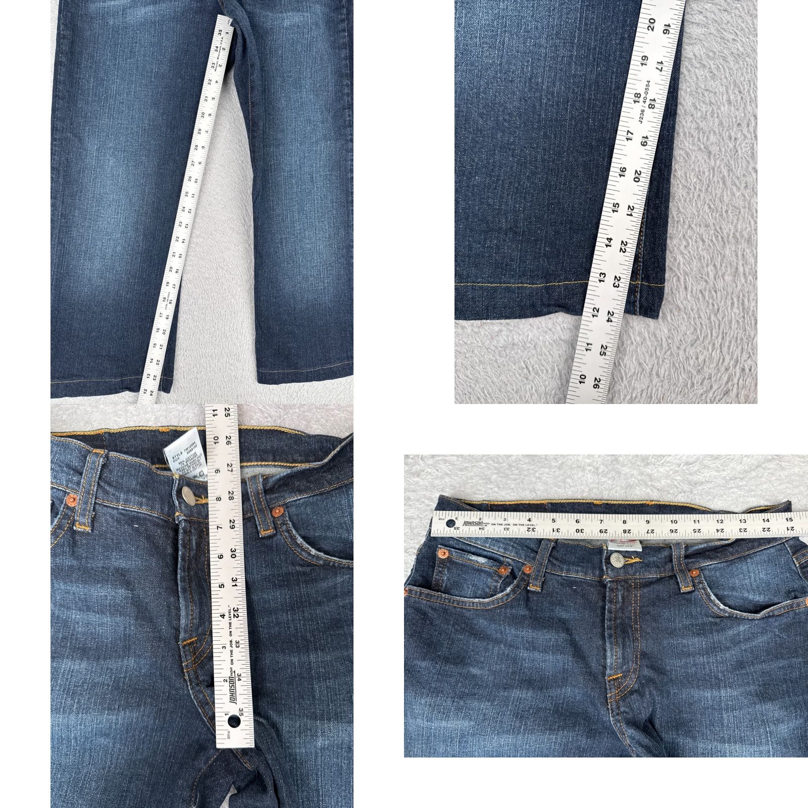 Lucky Brand VINTAGE Lucky Brand Jeans Women 8 Blue Denim Straight Cotton Blend 30x24 Jeans Women's 8 Blue Denim Straight 30x24 Size 30" / US 8 / IT 44 - 8 Thumbnail