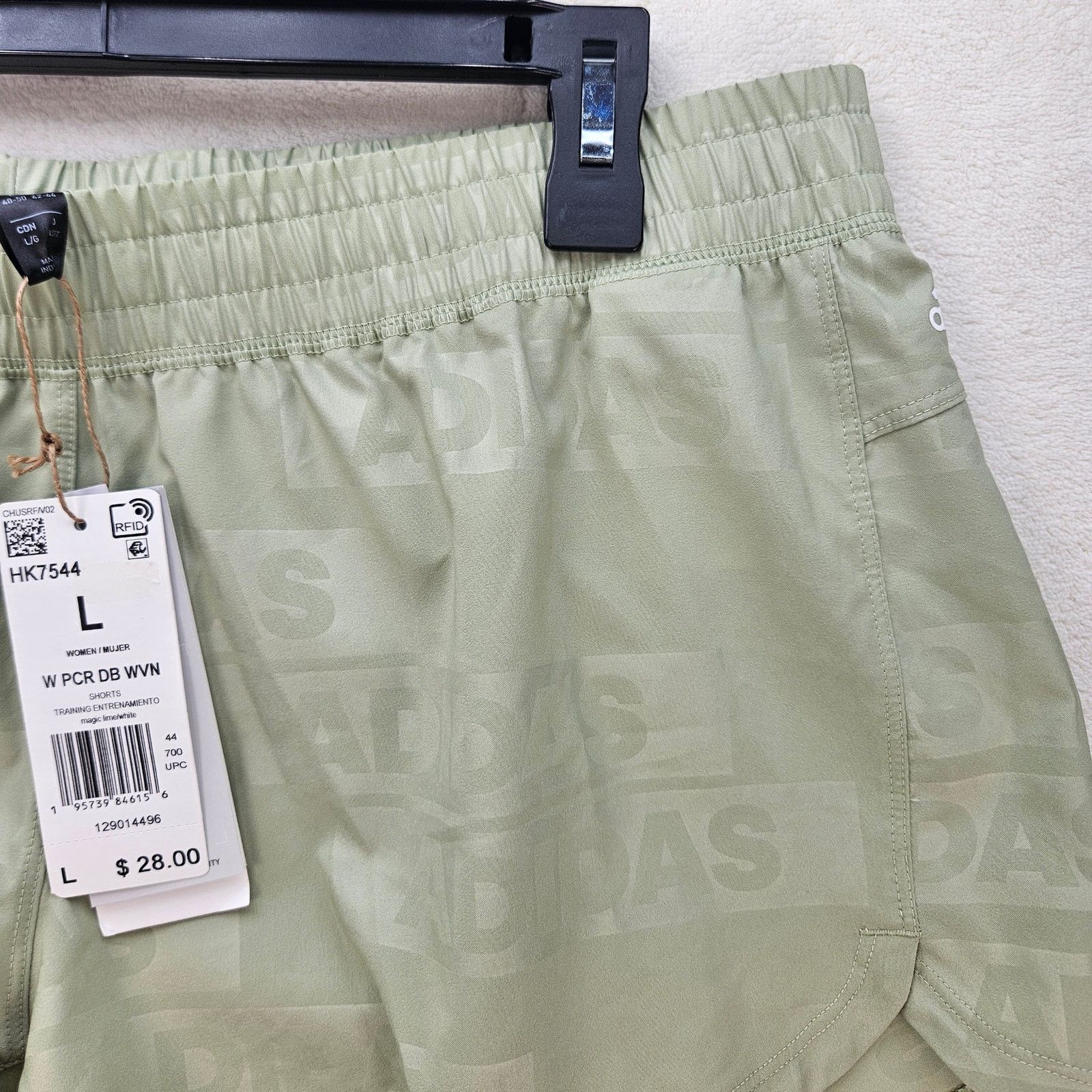 Adidas ADIDAS WOMEN'S LARGE PACER WOVEN DEBOSS TRAINING/RUNNING Size 34" / US 12 / IT 48 - 2 Thumbnail