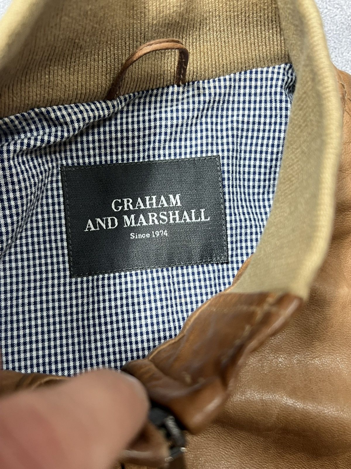 Genuine Leather × Japanese Brand Rare Hype Mens Brown Genuine Leather Jacket Size US M / EU 48-50 / 2 - 5 Thumbnail