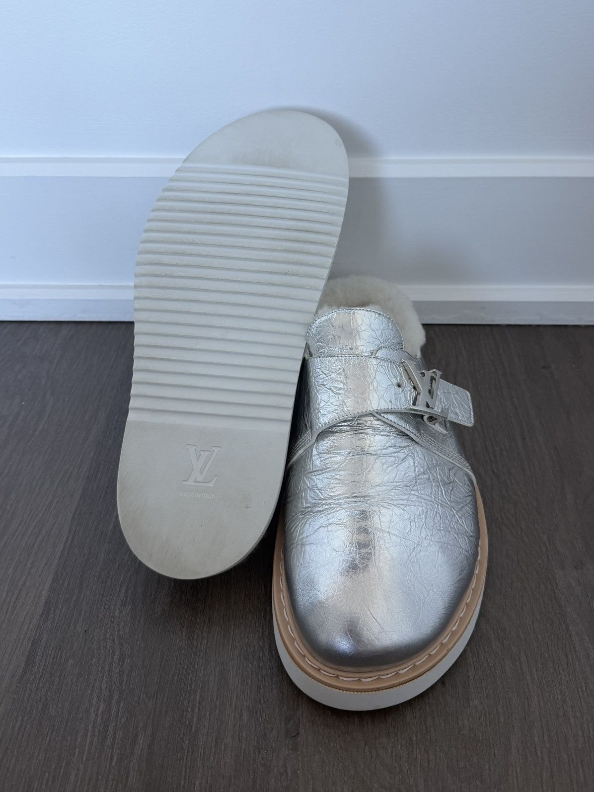 Louis Vuitton Easy Mule Shearling Size US 11 / EU 44 - 5 Thumbnail