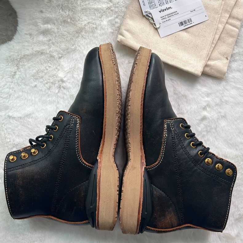 Visvim Visvim VISVIM Virgil Boots in Black Color-2506 Size US 8 / EU 41 - 7 Thumbnail