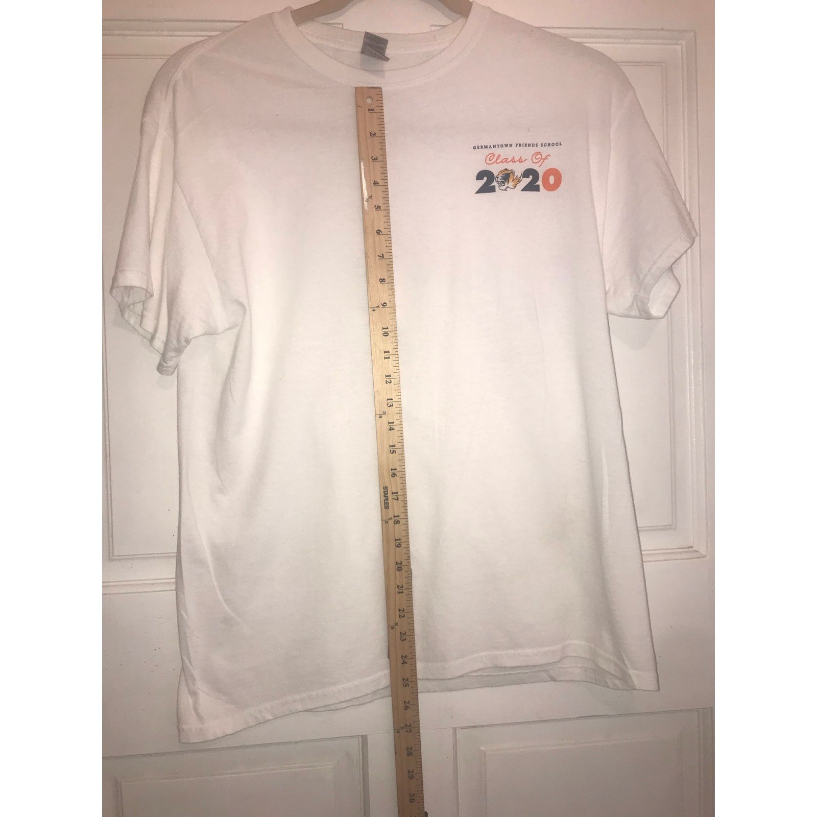 Gildan GILDAN HEAVY COTTON T-SHIRT Men' L Short Sleeved white Size US L / EU 52-54 / 3 - 7 Thumbnail