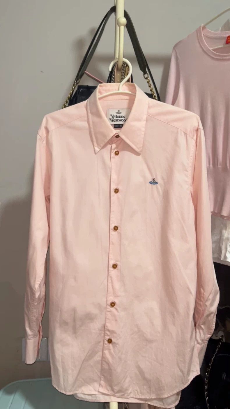 Vivienne Westwood Vivienne Westwood Pink long-sleeved shirt Size M / US 6-8 / IT 42-44 - 1 Preview
