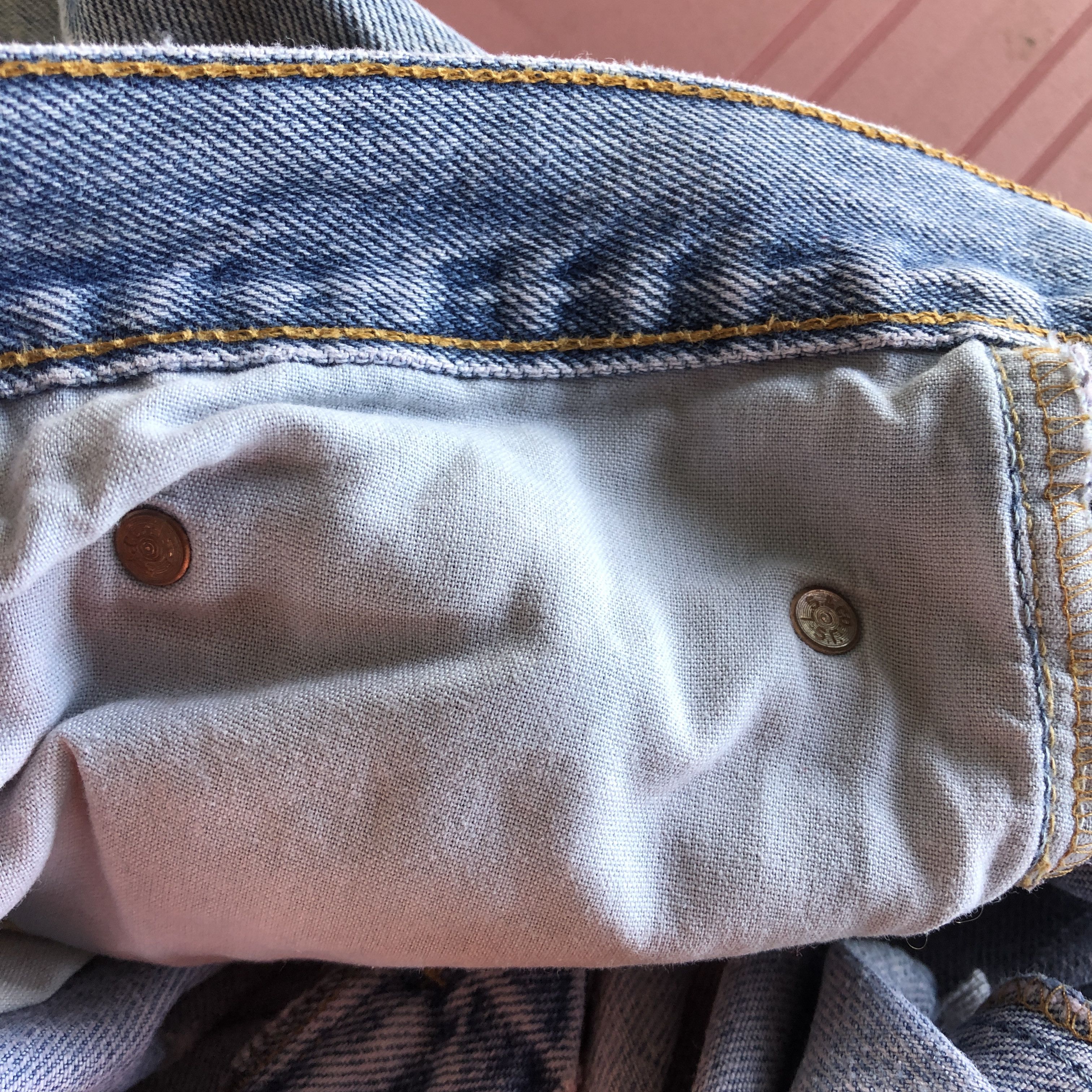Levi's Vintage Levis Distressed Baggy Jeans Levi's 569 Faded Denim Size US 30 / EU 46 - 11 Thumbnail