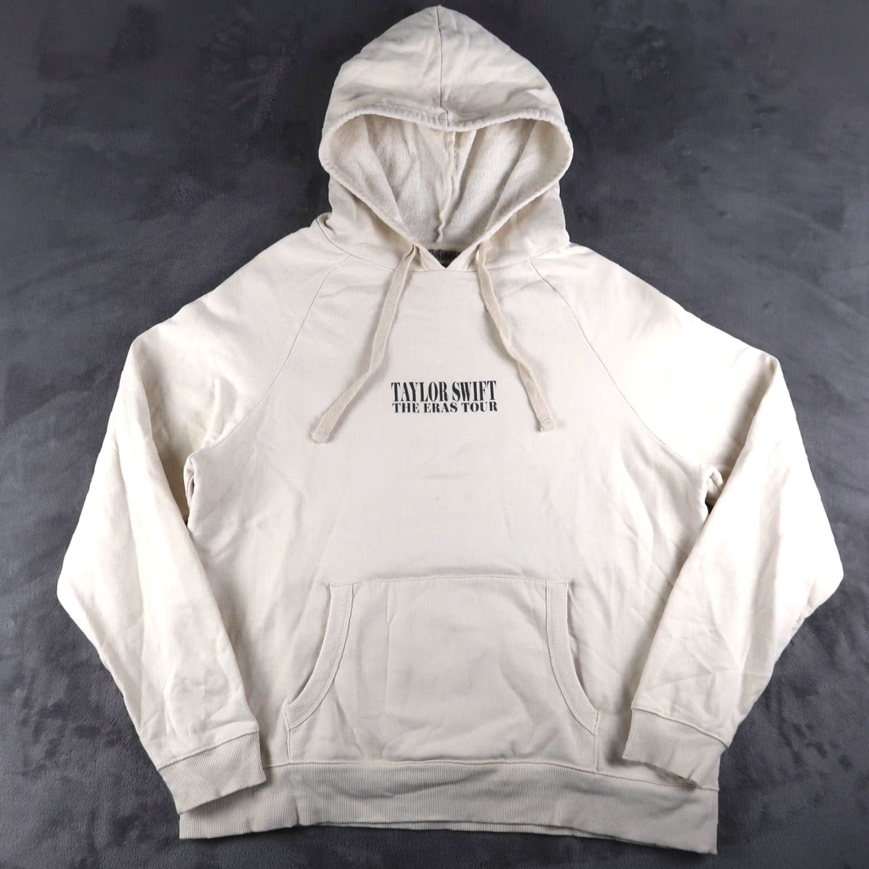 Vintage Taylor Swift The Eras Tour Exclusive Cream Sweatshirt Hoodie Women Size L Large Womens Size L / US 10 / IT 46 - 2 Thumbnail