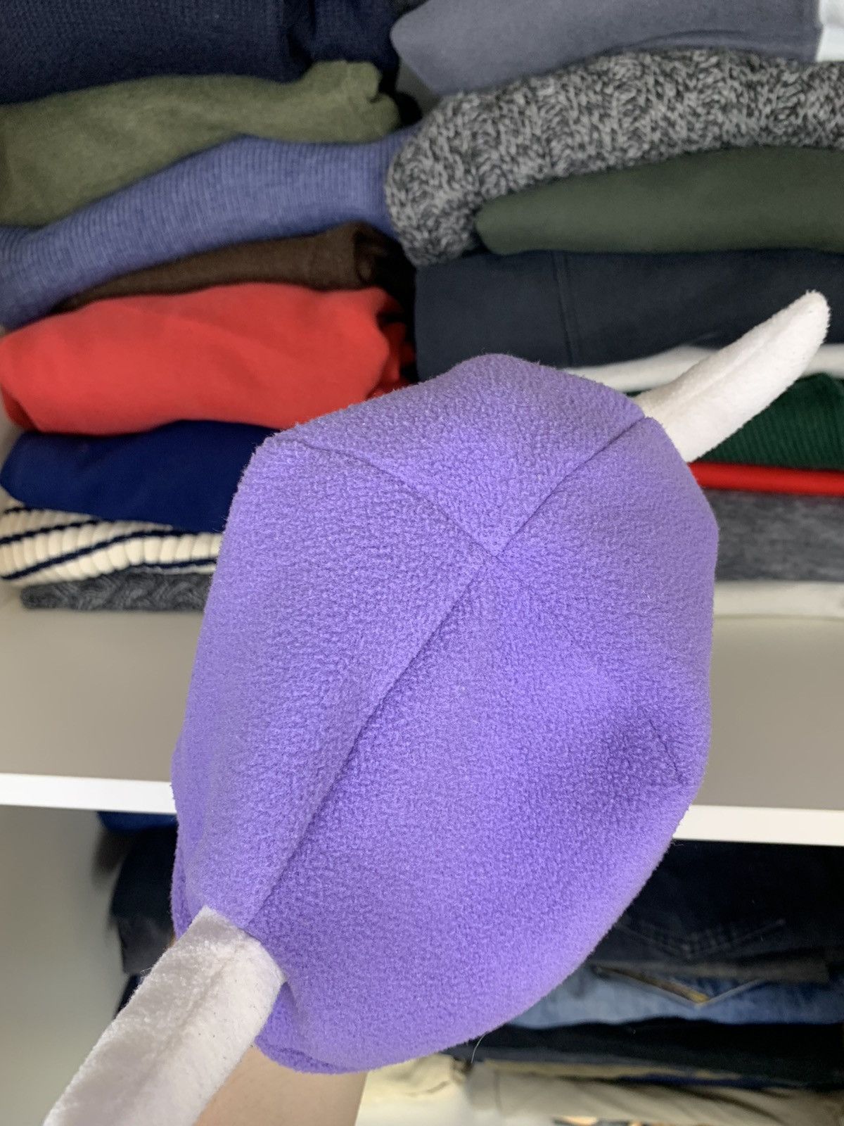 Other Y2K Milka Fleece Hat Size ONE SIZE - 8 Thumbnail