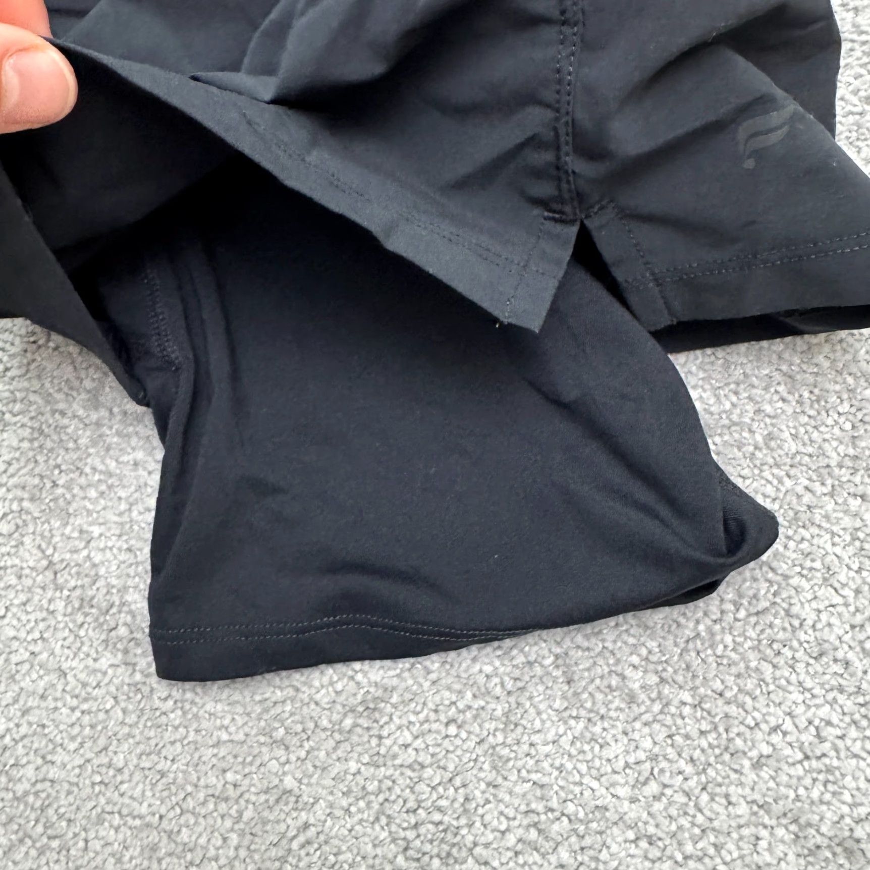 Fabletics Fabletics Mens Active Shorts Athletic Black Lined Pockets Zip Compression 29in Inseam M Size Size US 29 - 4 Thumbnail
