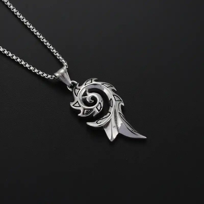 Jewelry × Vintage Retro Flame Fashion Personality Sweater Pendant Necklace Size ONE SIZE - 4 Thumbnail