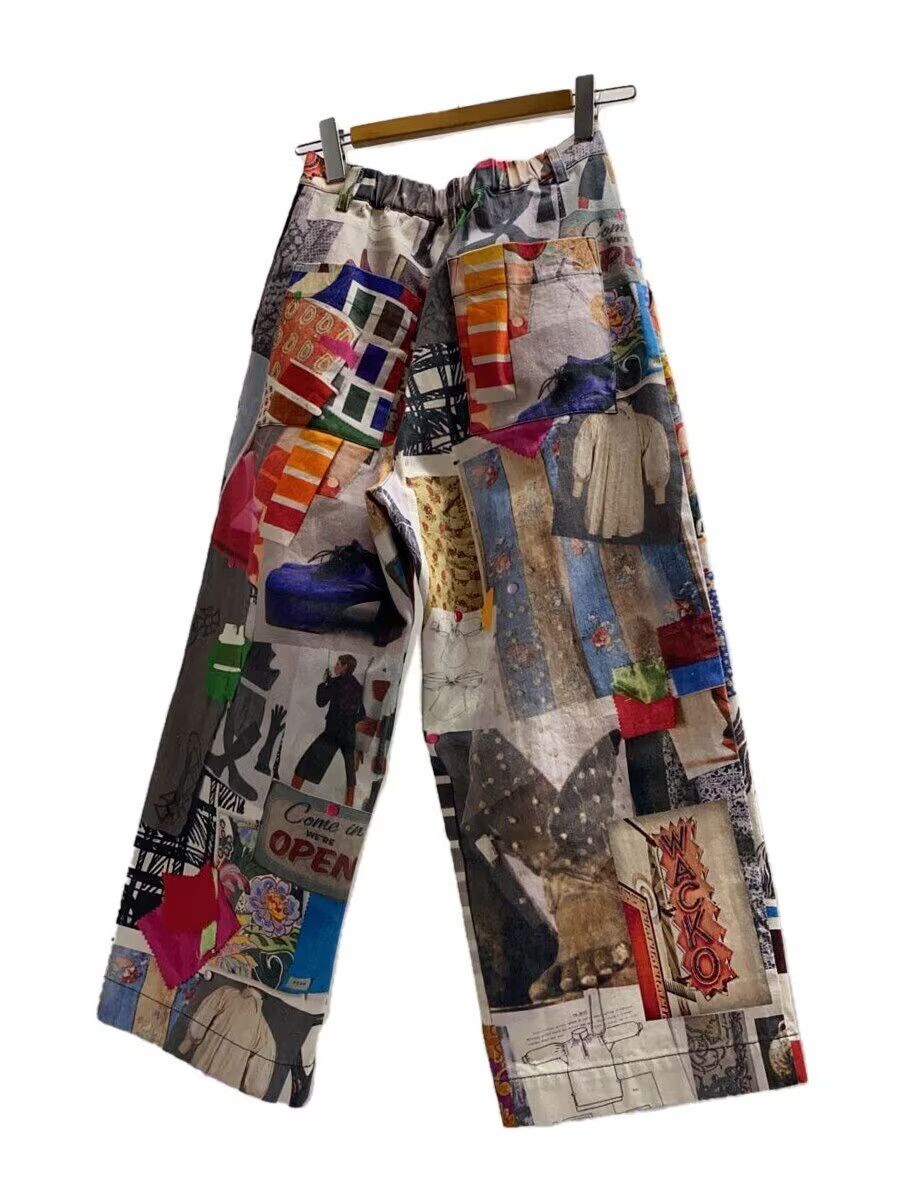 Vivienne Westwood All Over Graphic Collage Wide Leg Pants Size 25" / US 0 / IT 36 - 2 Thumbnail