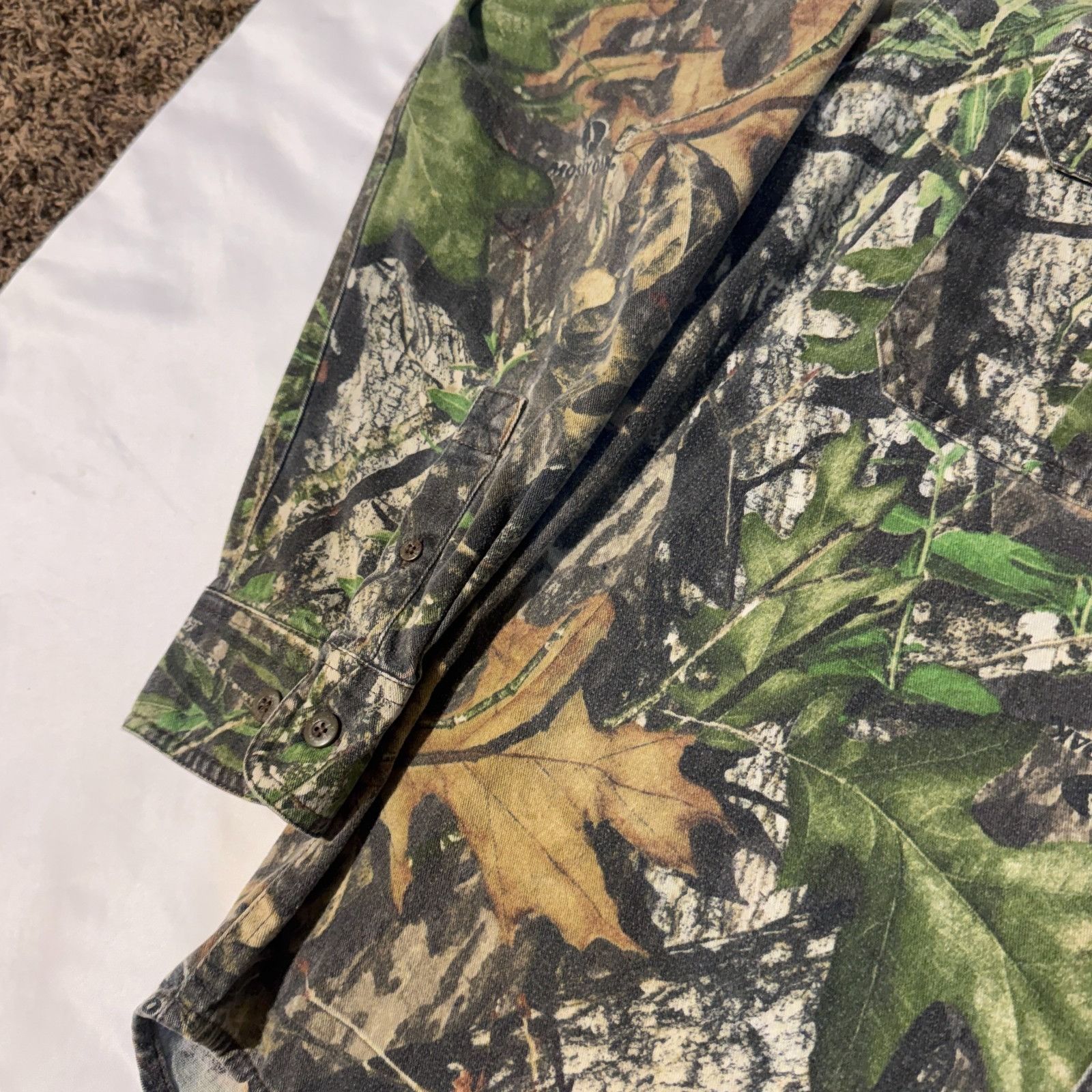 Mossy Oaks Mossy Oak Vintage 90s Woodland Camo Hunting Shirt Button Up Size US M / EU 48-50 / 2 - 6 Thumbnail