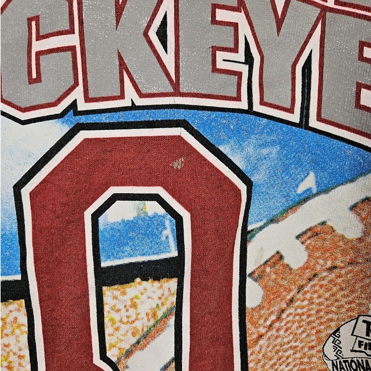 Champion OSU Buckeyes Vtg 2002 Football National Fiesta Bowl Size US XL / EU 56 / 4 - 3 Thumbnail