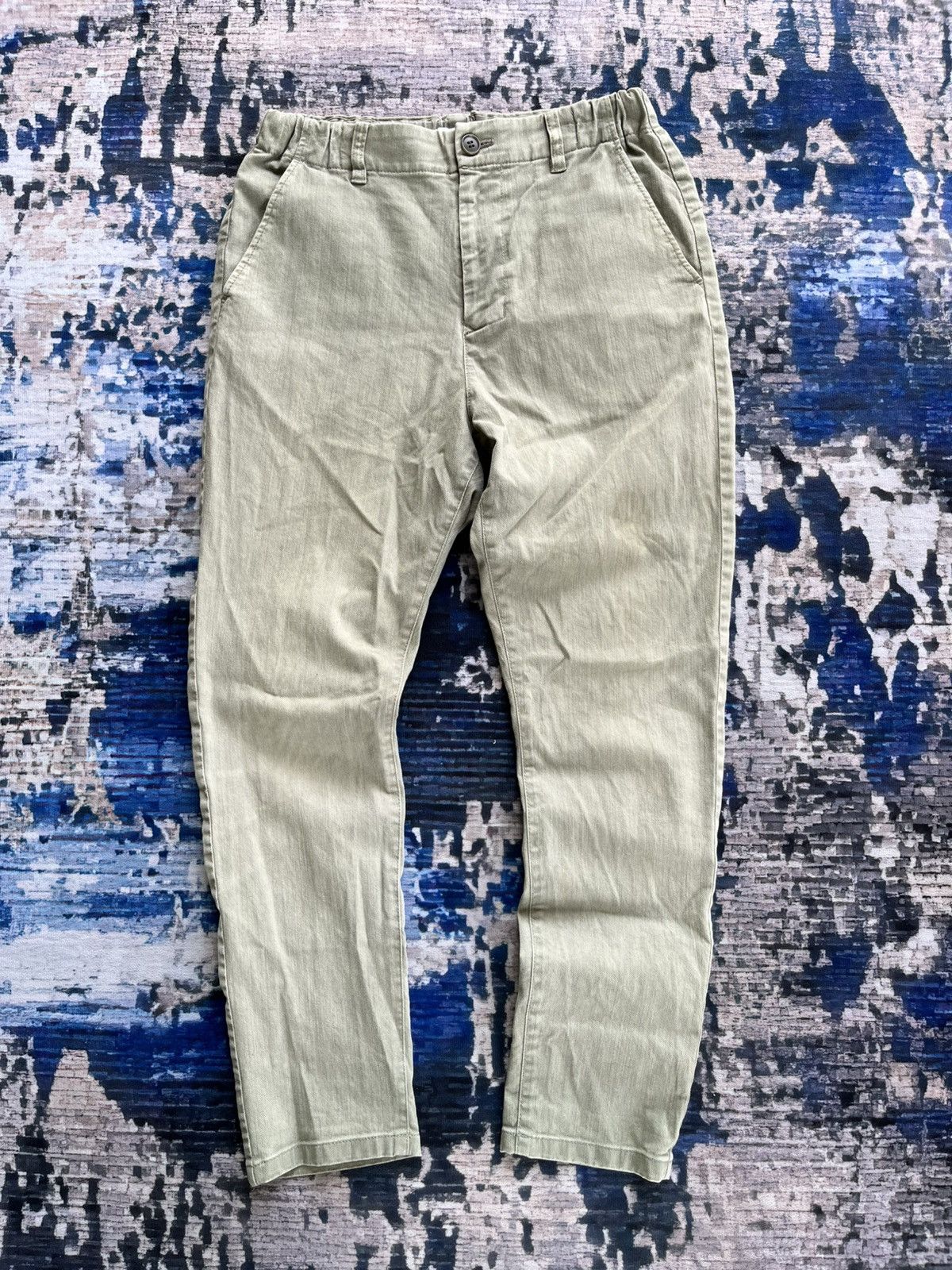Issey Miyake 🔥Plantation issey Miyake Organic Cotton Slim Pants Japan Size US 29 - 1 Thumbnail