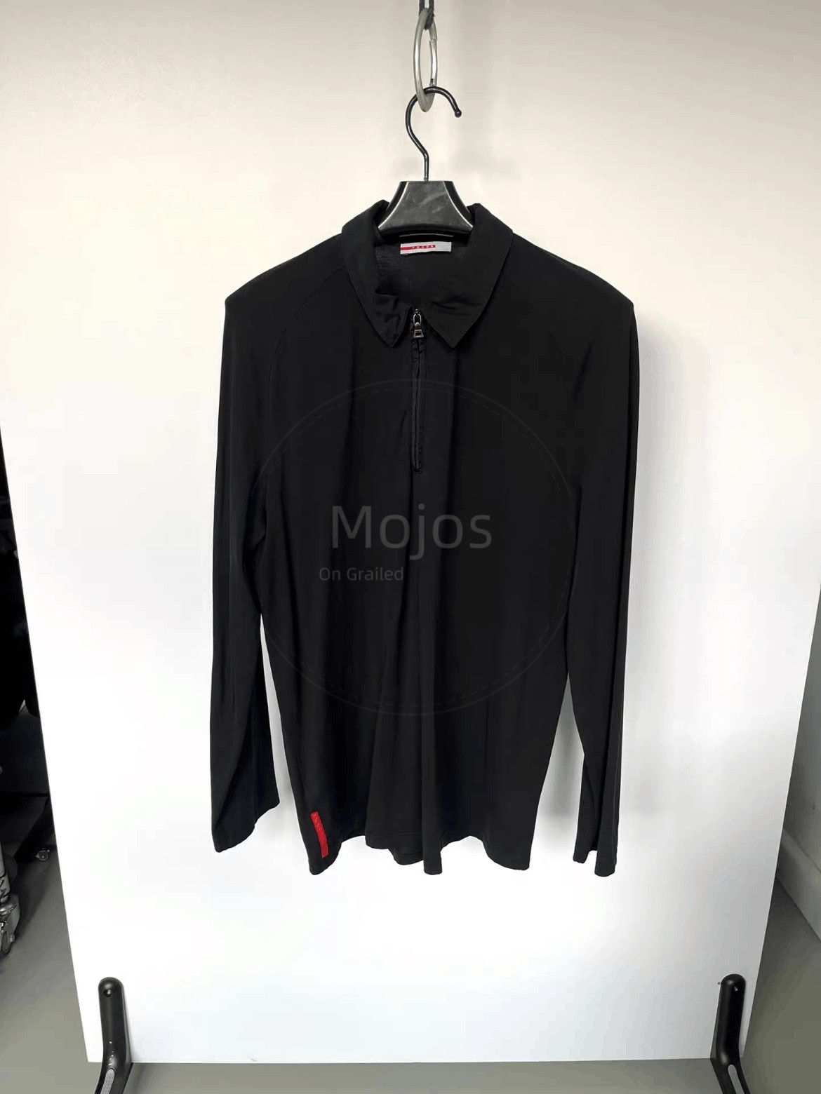 Prada Prada Sports Red Label Long Sleeves Polo-2508 Size US XL / EU 56 / 4 - 1 Thumbnail