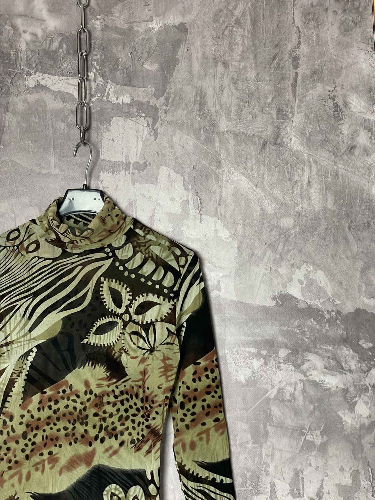 Vintage VINTAGE JEAN PAUL GAULTIER STYLE Y2K MESH LONG SLEEVE Size ONE SIZE - 3 Thumbnail