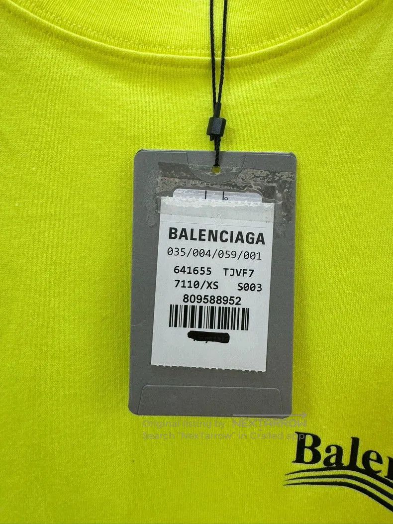 Balenciaga Balenciaga Neon Coke Short Sleeve. Size US XS / EU 42 / 0 - 5 Thumbnail