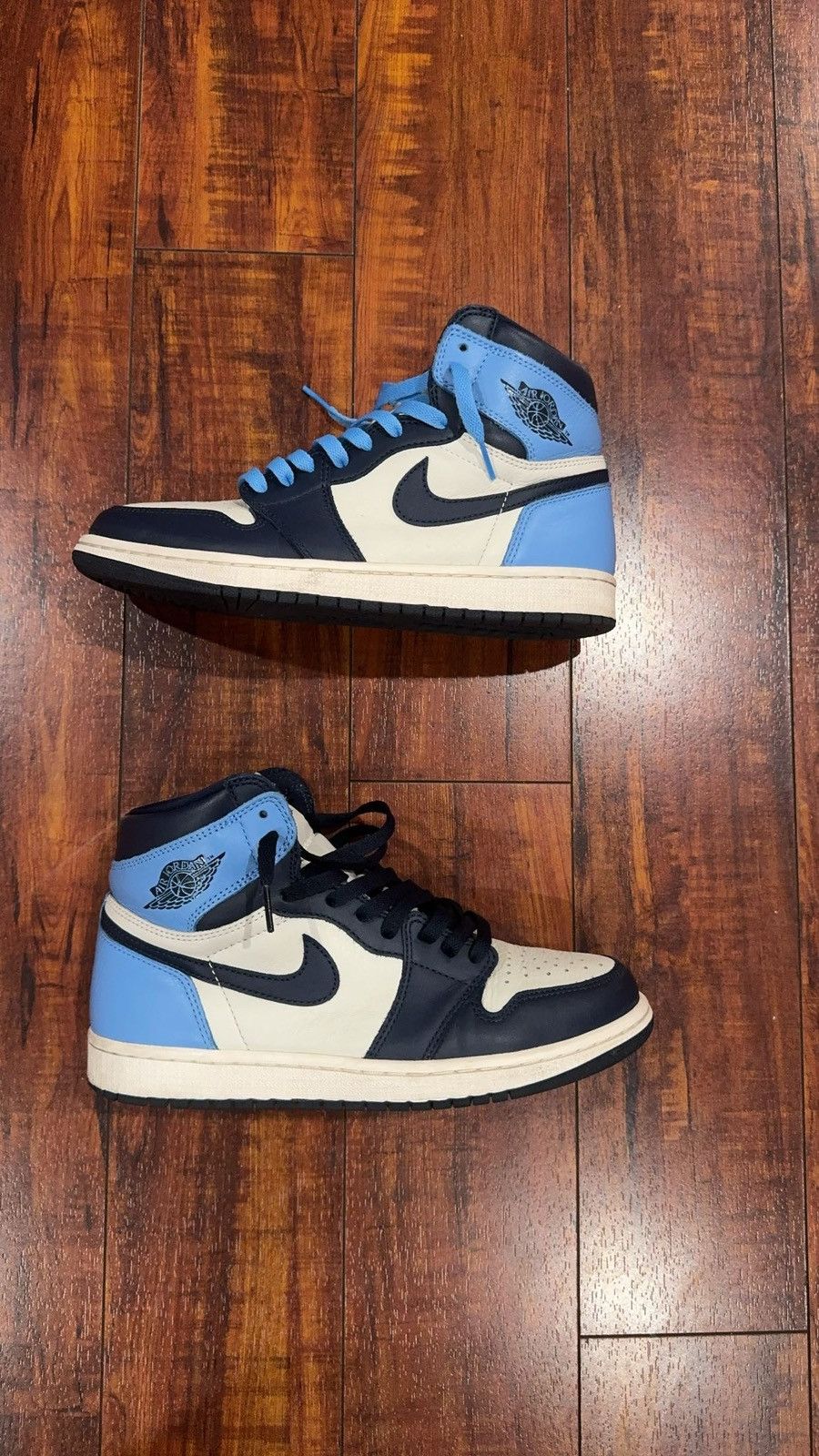 Jordan Brand × Nike Jordan 1 Retro High OG Obsidian Size US 8.5 / EU 41-42 - 3 Thumbnail