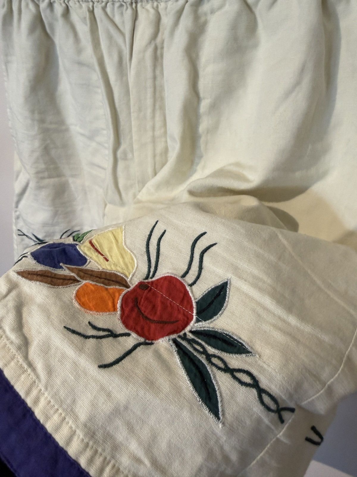 Bode Bode Embroidered Floral Short Size US 33 - 5 Thumbnail