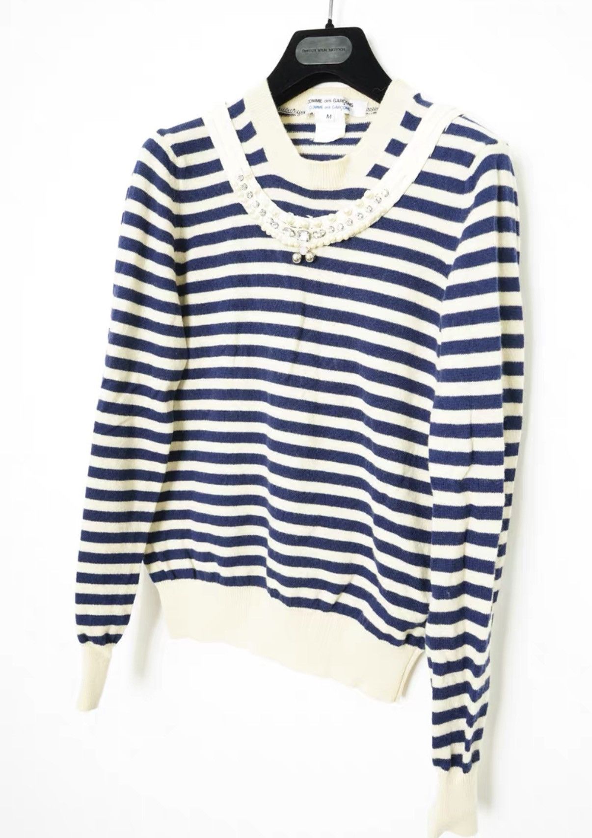 Comme des Garcons Comme des Garçons CDG Striped Wool Long Sleeve Size M / US 6-8 / IT 42-44 - 3 Thumbnail