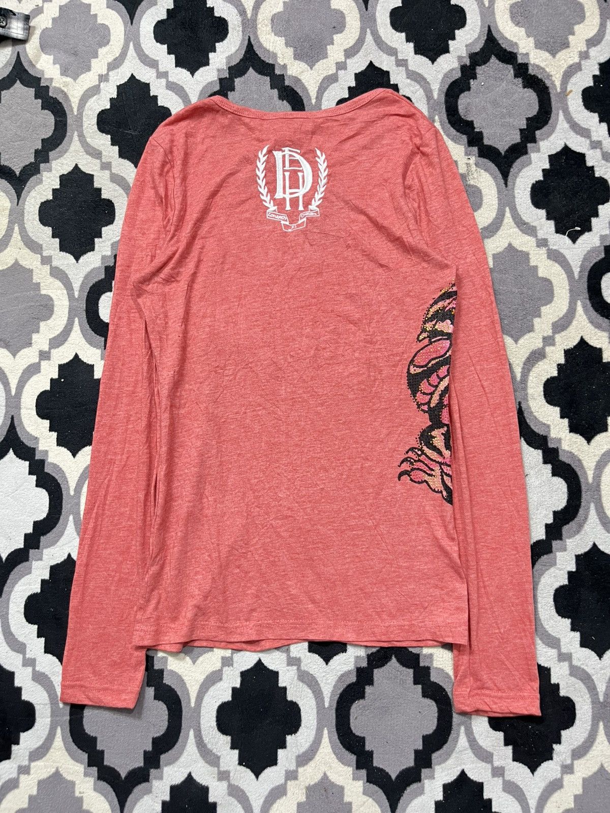 Ed Hardy 2000s ed hardy champs tiger glitter y2k longsleeve tshirt Size US S / EU 44-46 / 1 - 2 Thumbnail