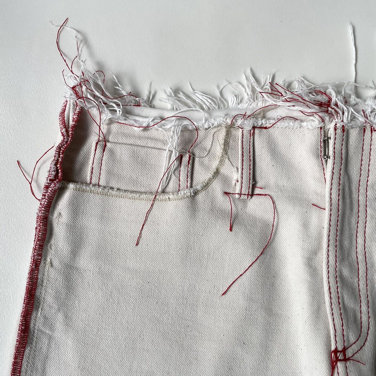 Maison Margiela S/S 21 Inside Out Stitch Jeans Size US 32 / EU 48 - 4 Thumbnail